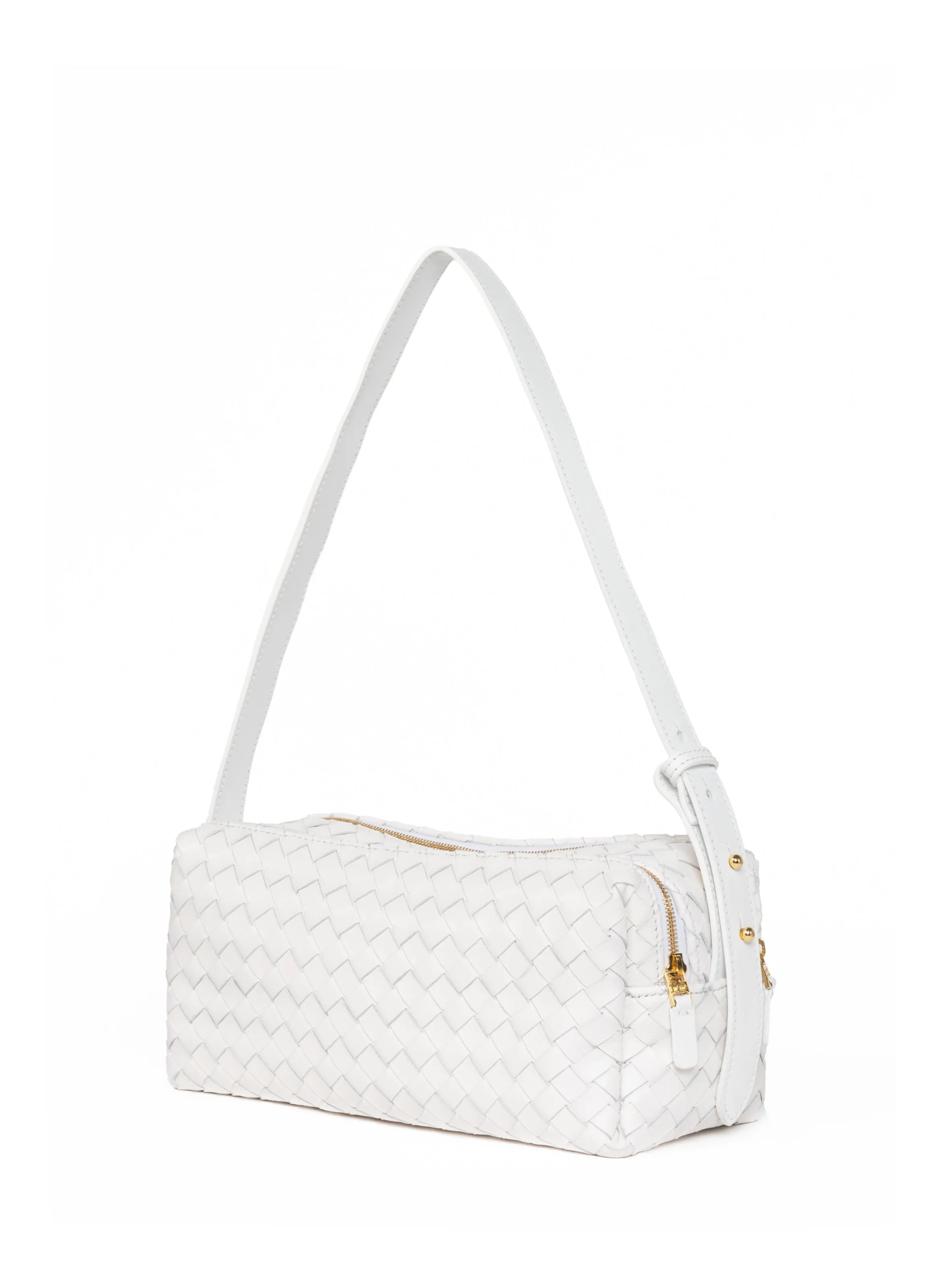 Trousse Woven Leather White sold by Elleme product image thumbnail 4