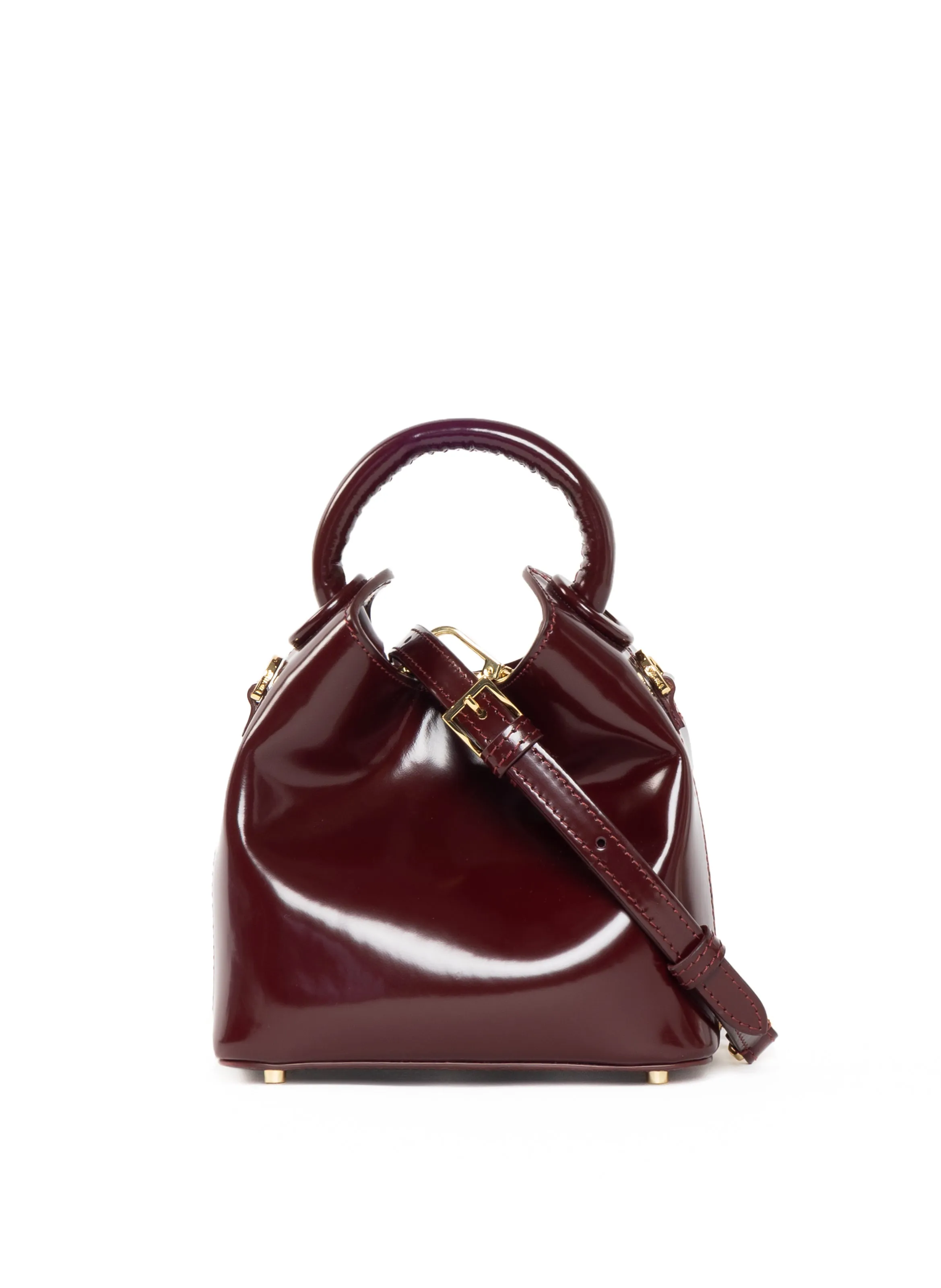 Madeleine Patent Leather Wine sold by Elleme product image thumbnail 4