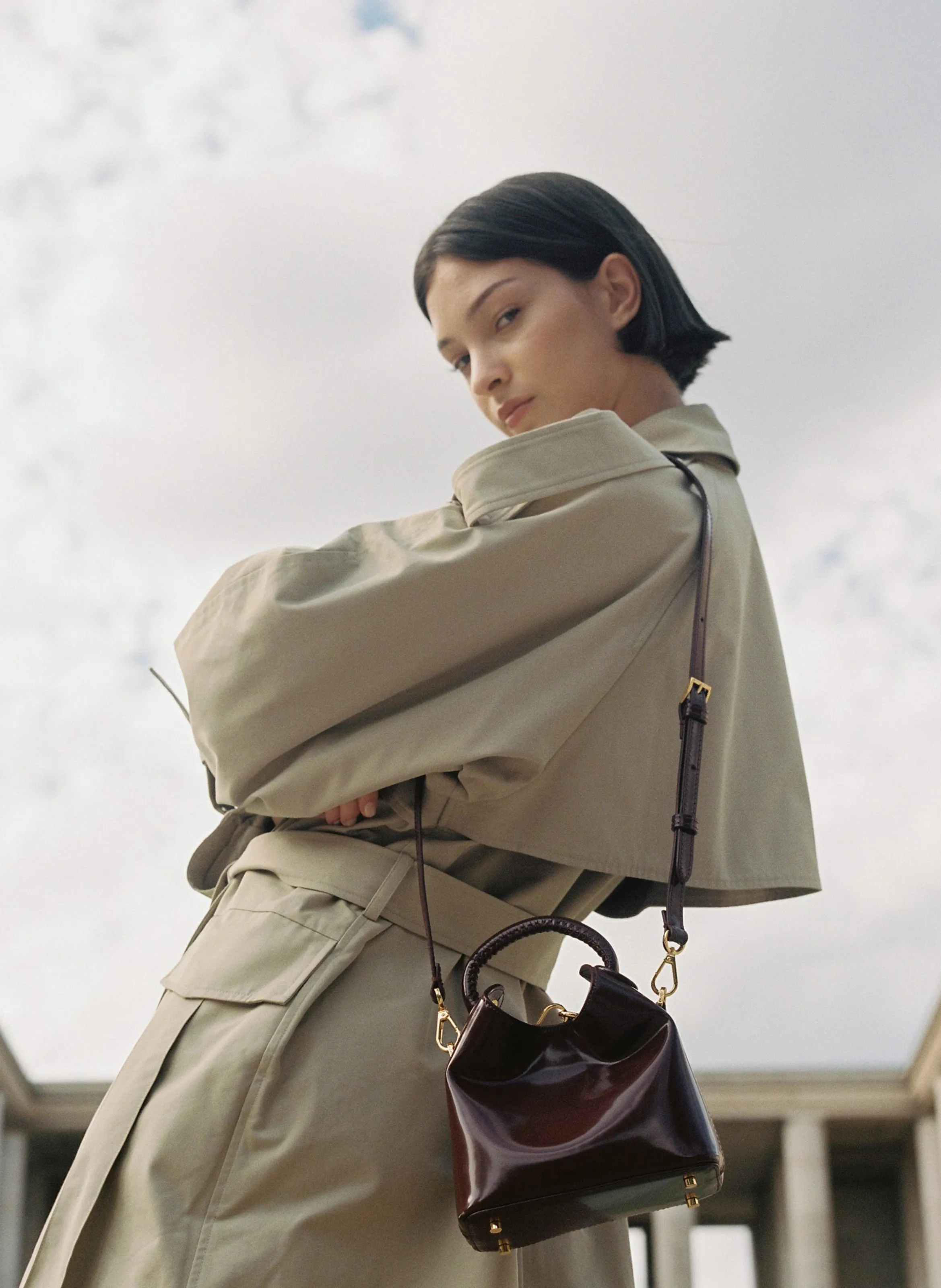 Madeleine Patent Leather Wine sold by Elleme product image thumbnail 2