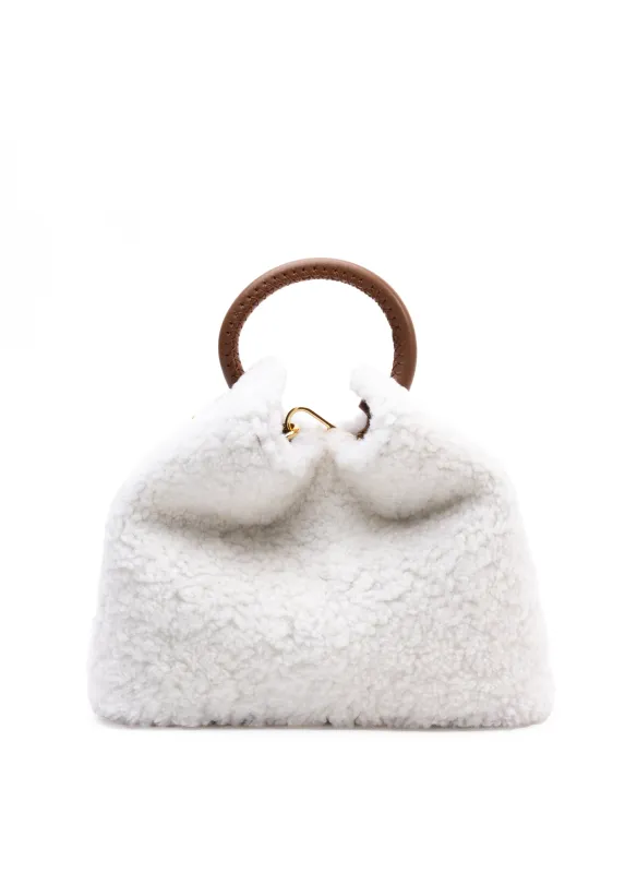 Baozi Shearling Teddy White/Cognac sold by Elleme