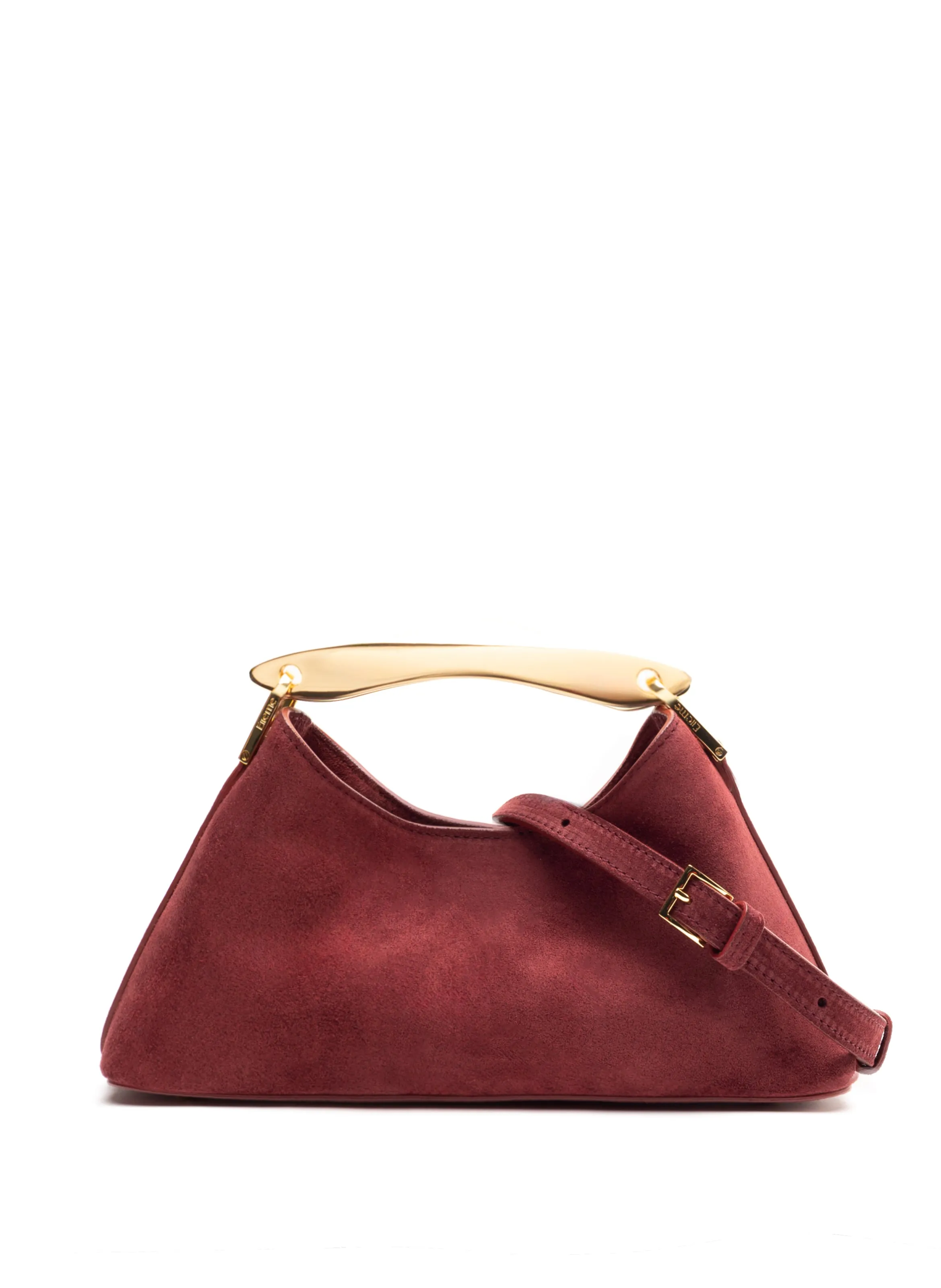 Mini Boomerang Suede Burgundy sold by Elleme product image thumbnail 4