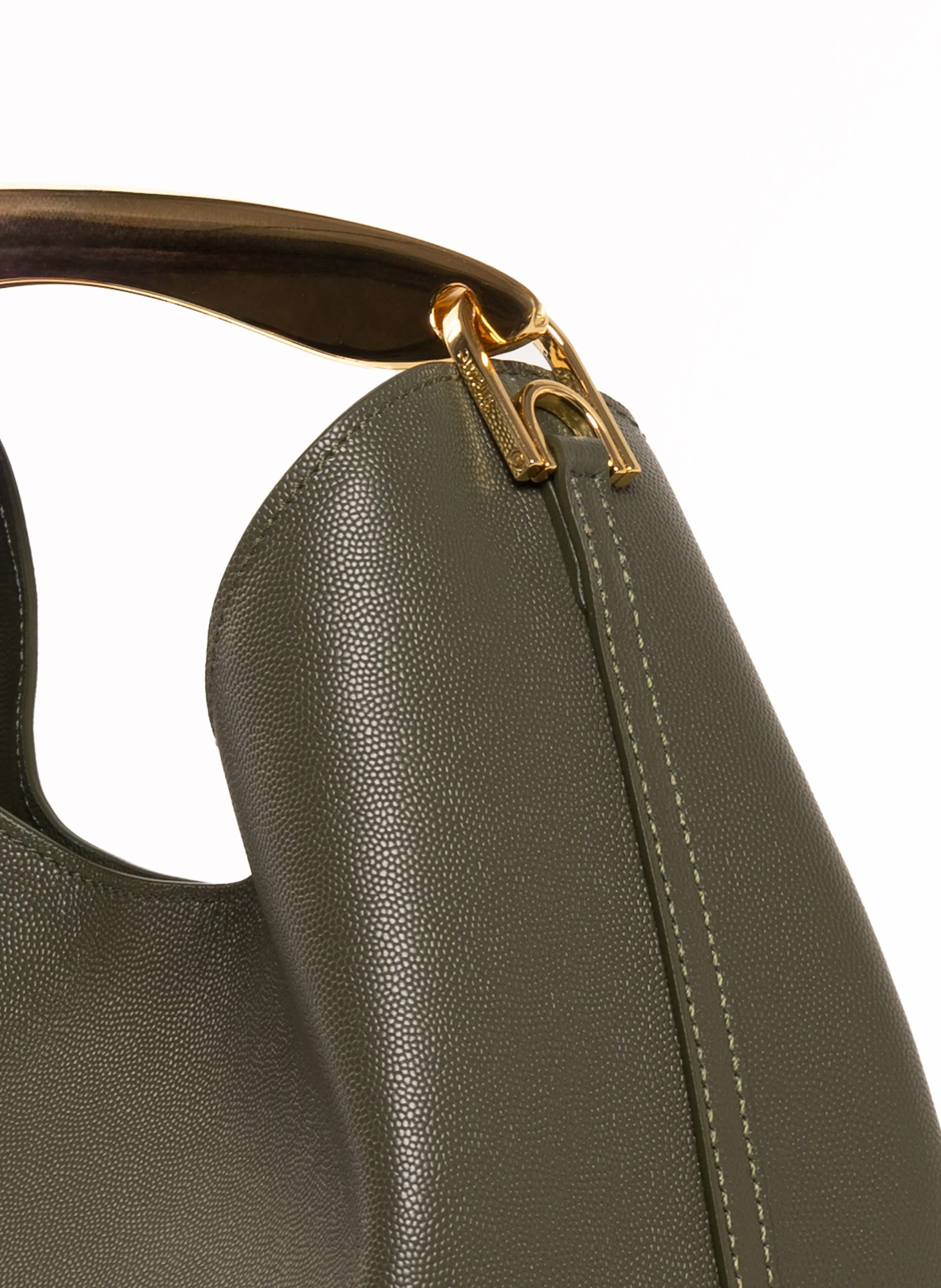 Boomerang Caviar Leather Khaki Green sold by Elleme product image thumbnail 4