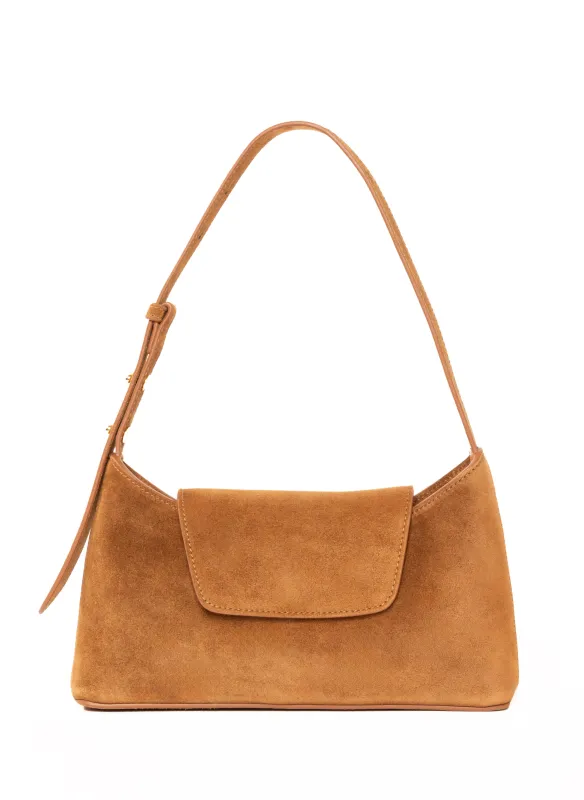 Envelope Suede Cognac sold by Elleme