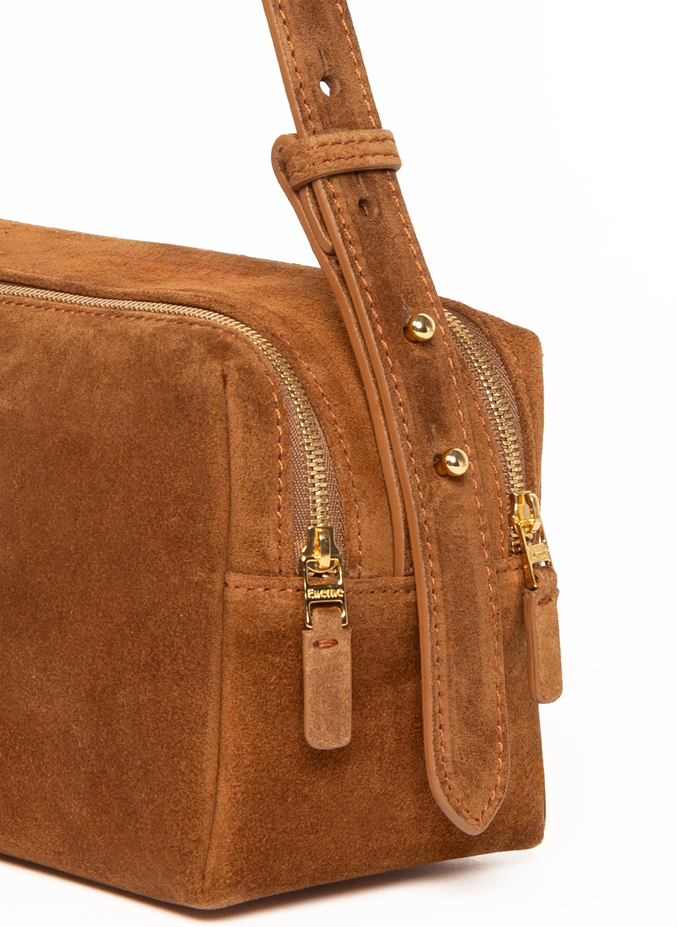 Trousse Suede Cognac sold by Elleme product image thumbnail 5
