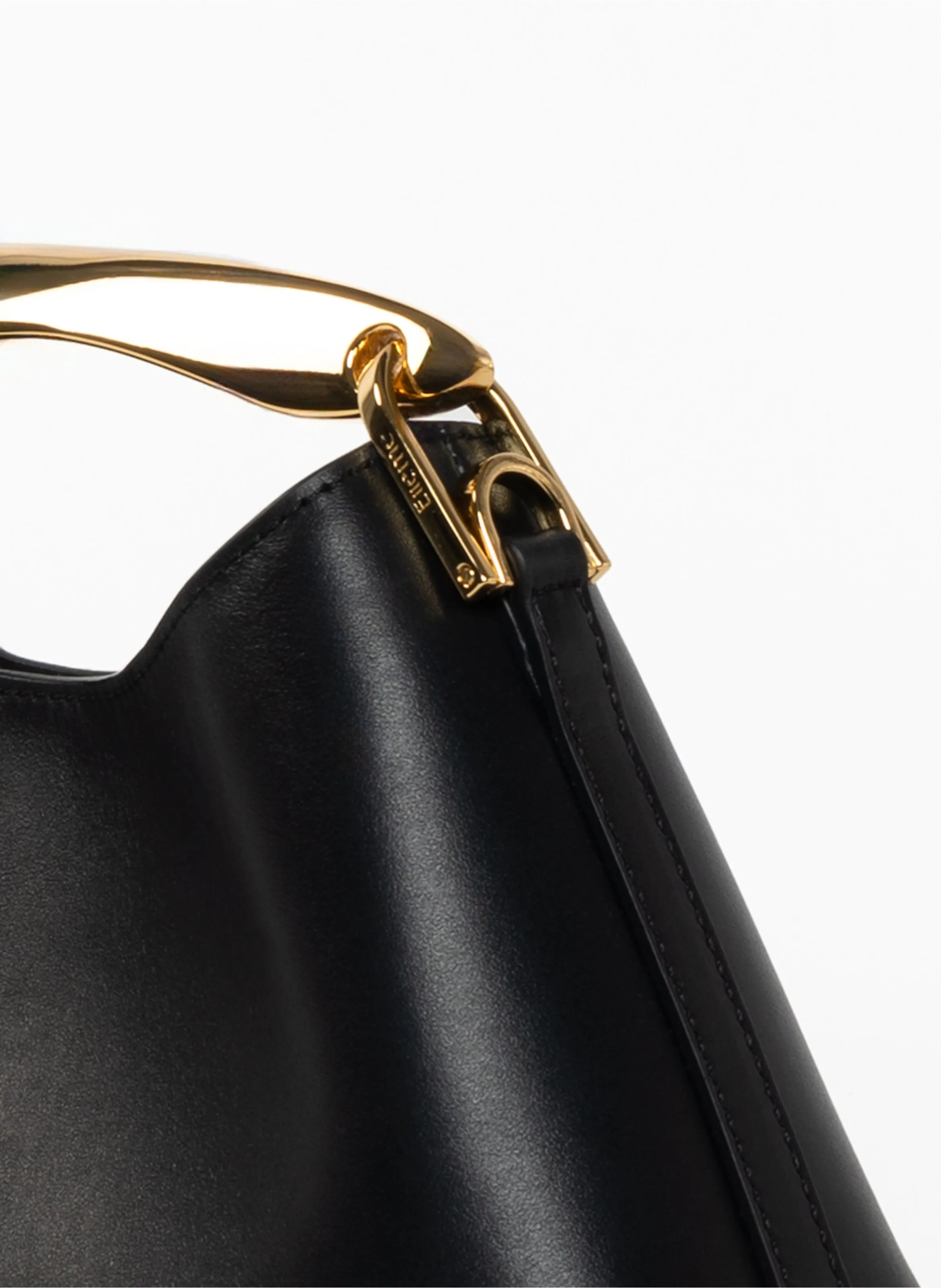 Mini Boomerang Leather Black - Gold sold by Elleme product image thumbnail 5