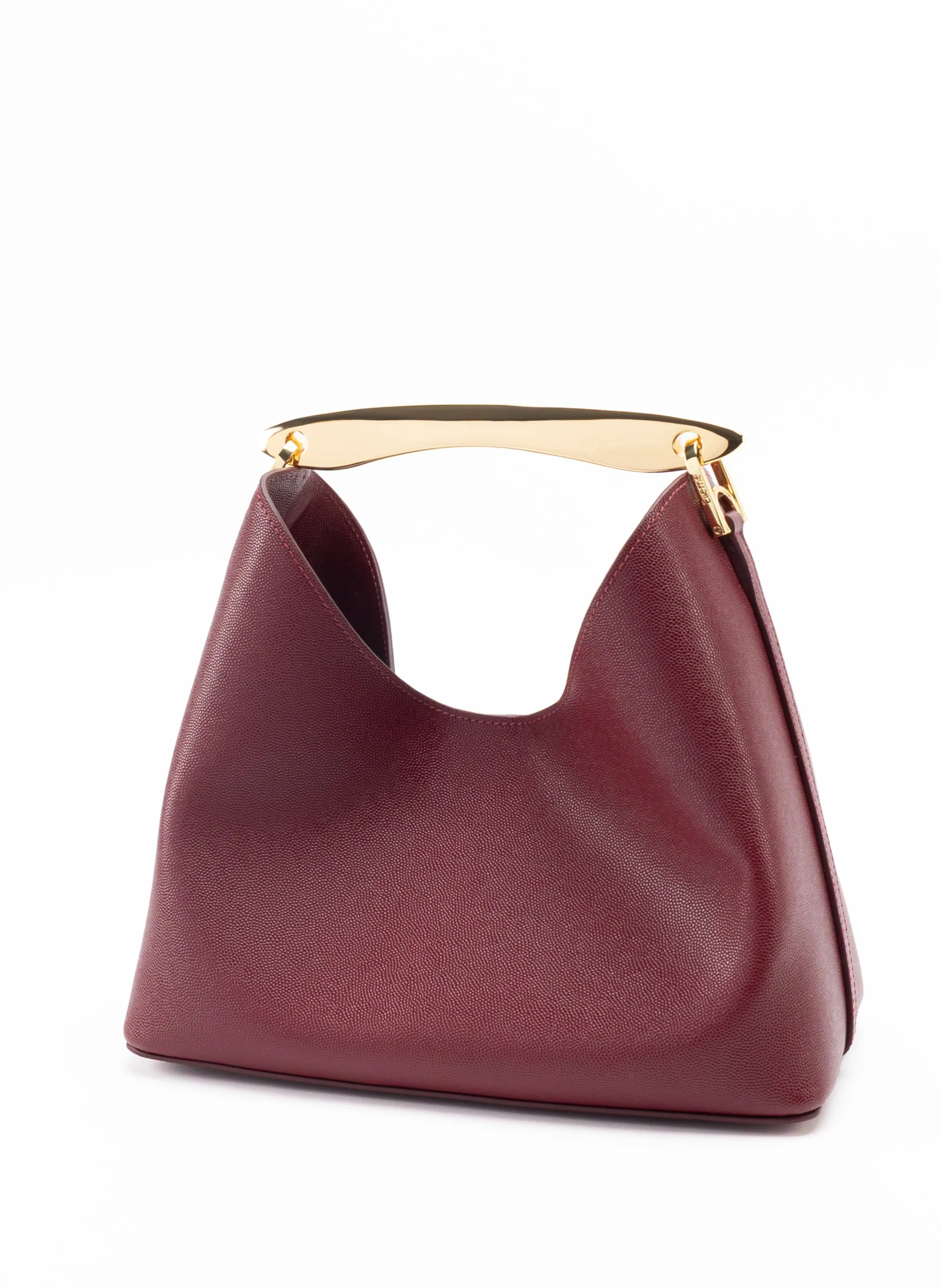 Boomerang Caviar Leather Burgundy sold by Elleme product image thumbnail 3