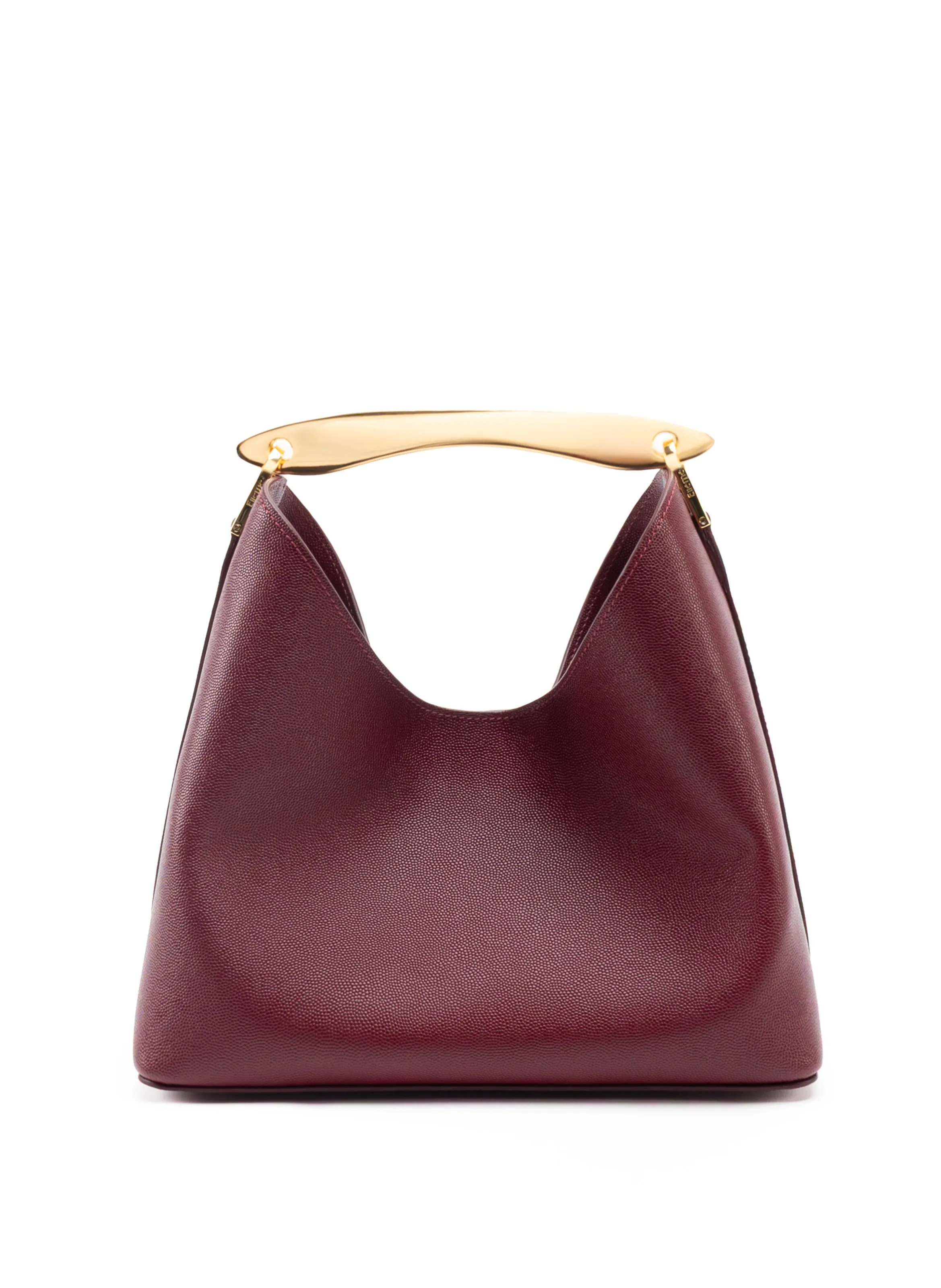 Boomerang Caviar Leather Burgundy sold by Elleme