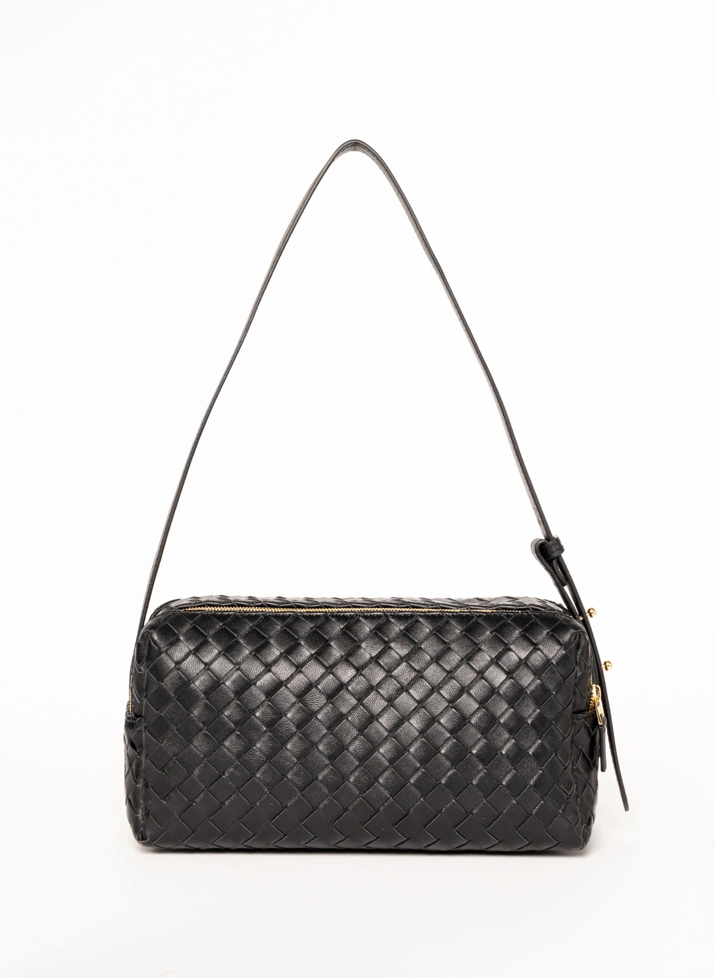 Trousse Woven Leather Black sold by Elleme product image thumbnail 4
