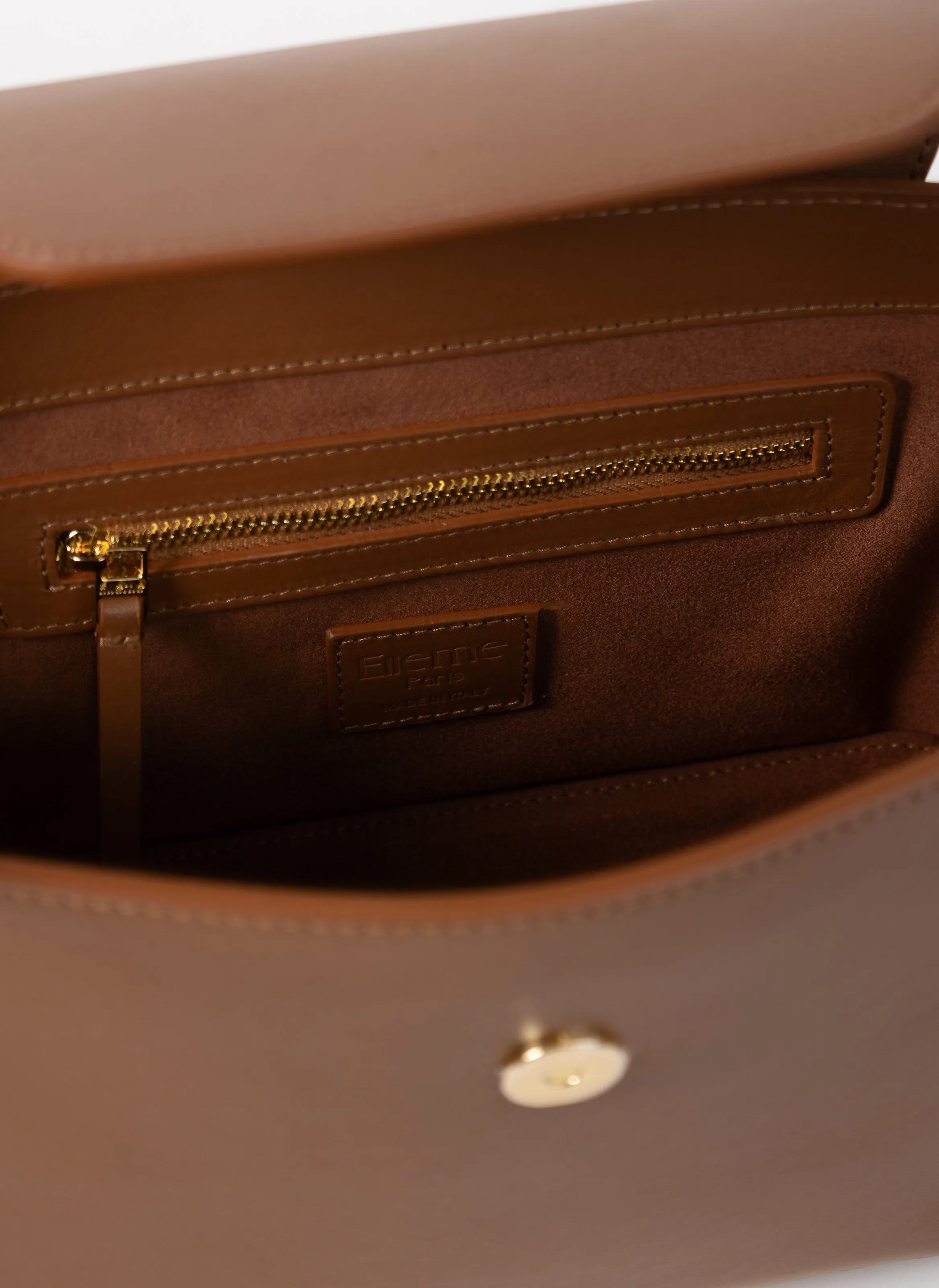 Courrier Tote Leather Cognac sold by Elleme product image thumbnail 5