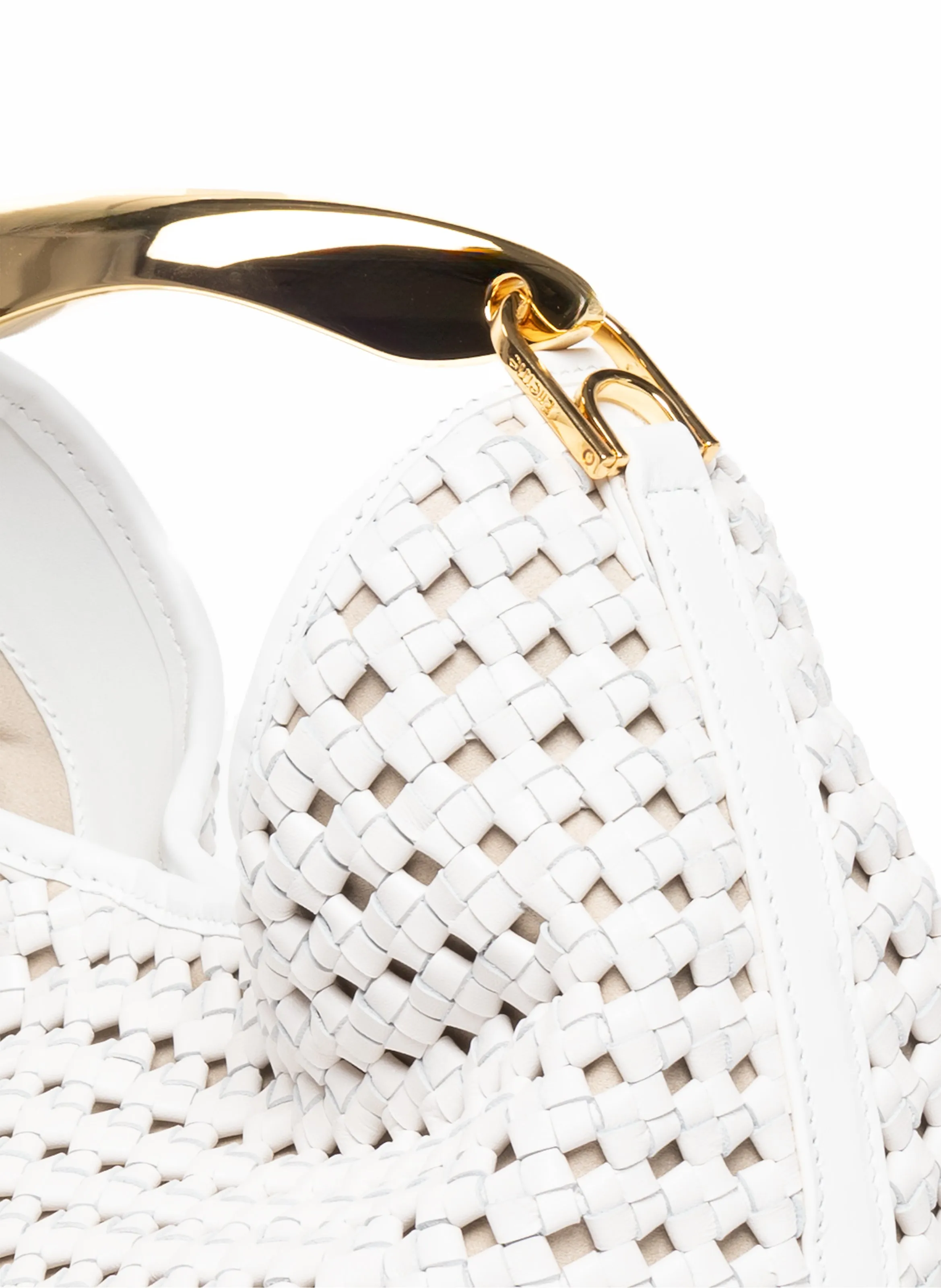 Boomerang Woven Leather White sold by Elleme product image thumbnail 5
