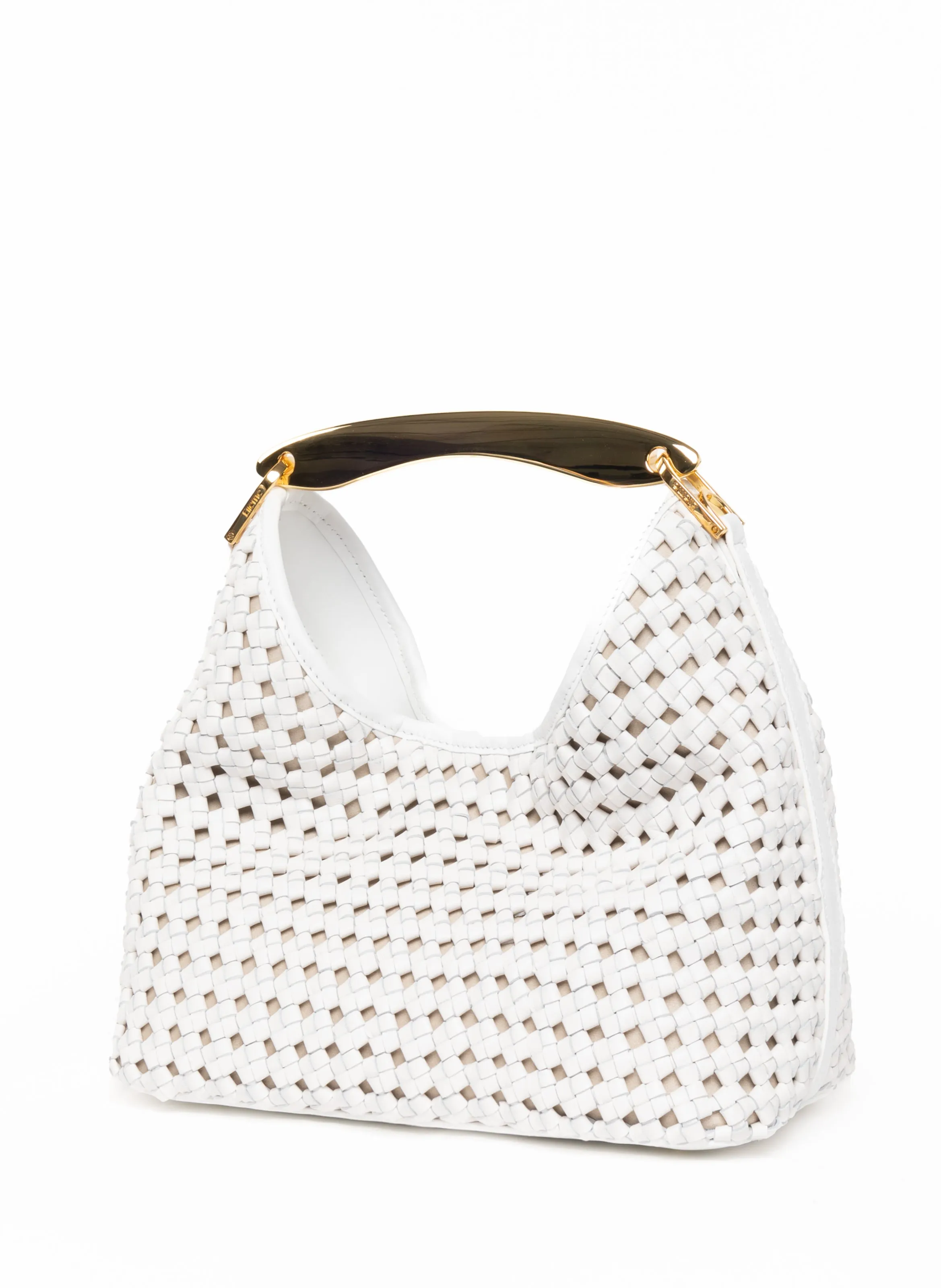 Boomerang Woven Leather White sold by Elleme product image thumbnail 3