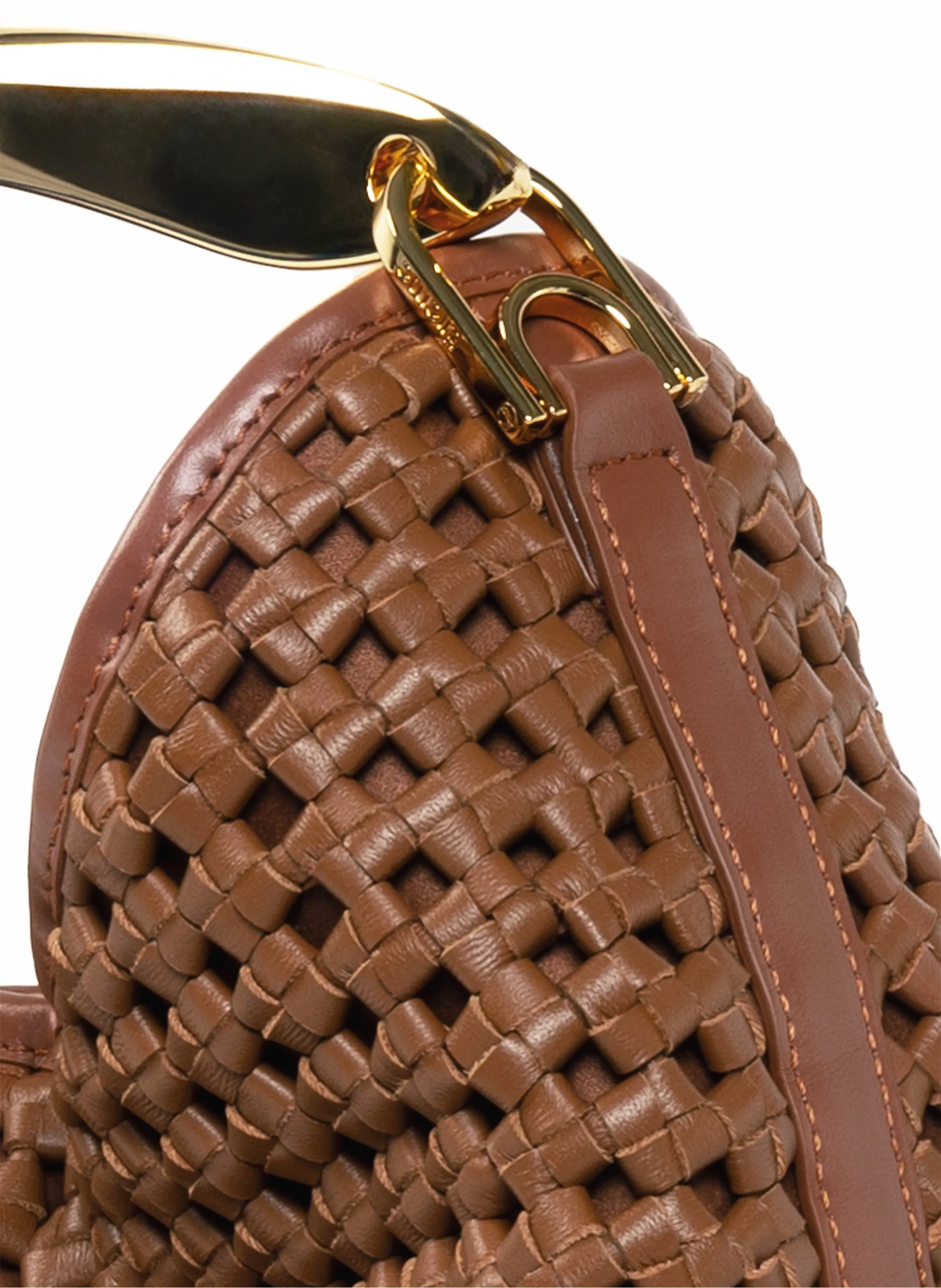Boomerang Woven Leather Cognac sold by Elleme product image thumbnail 5