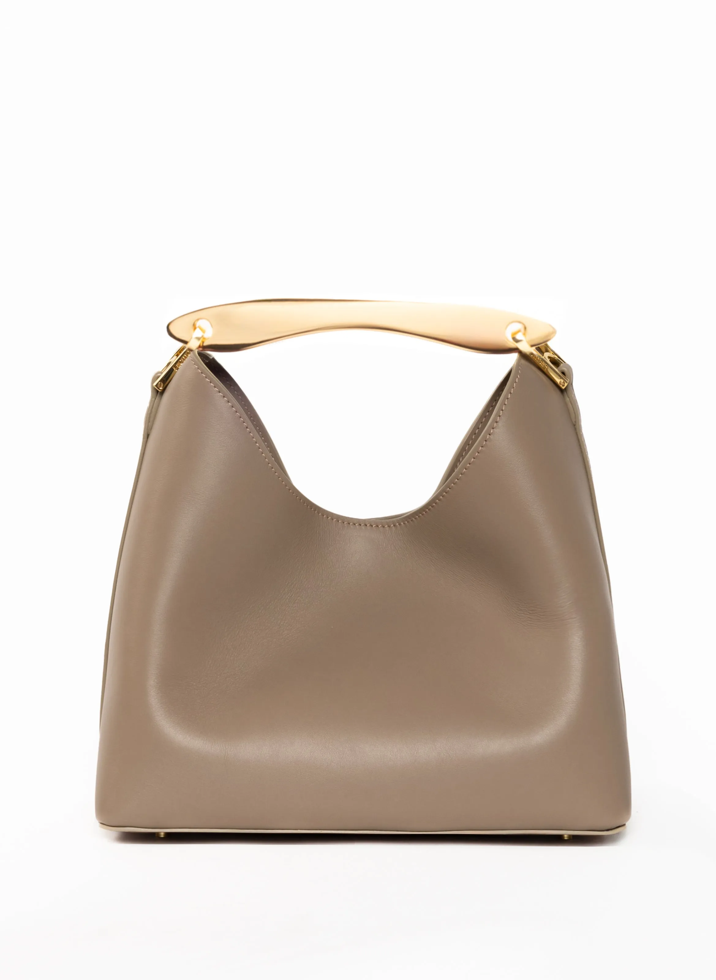 Boomerang Leather Taupe sold by Elleme