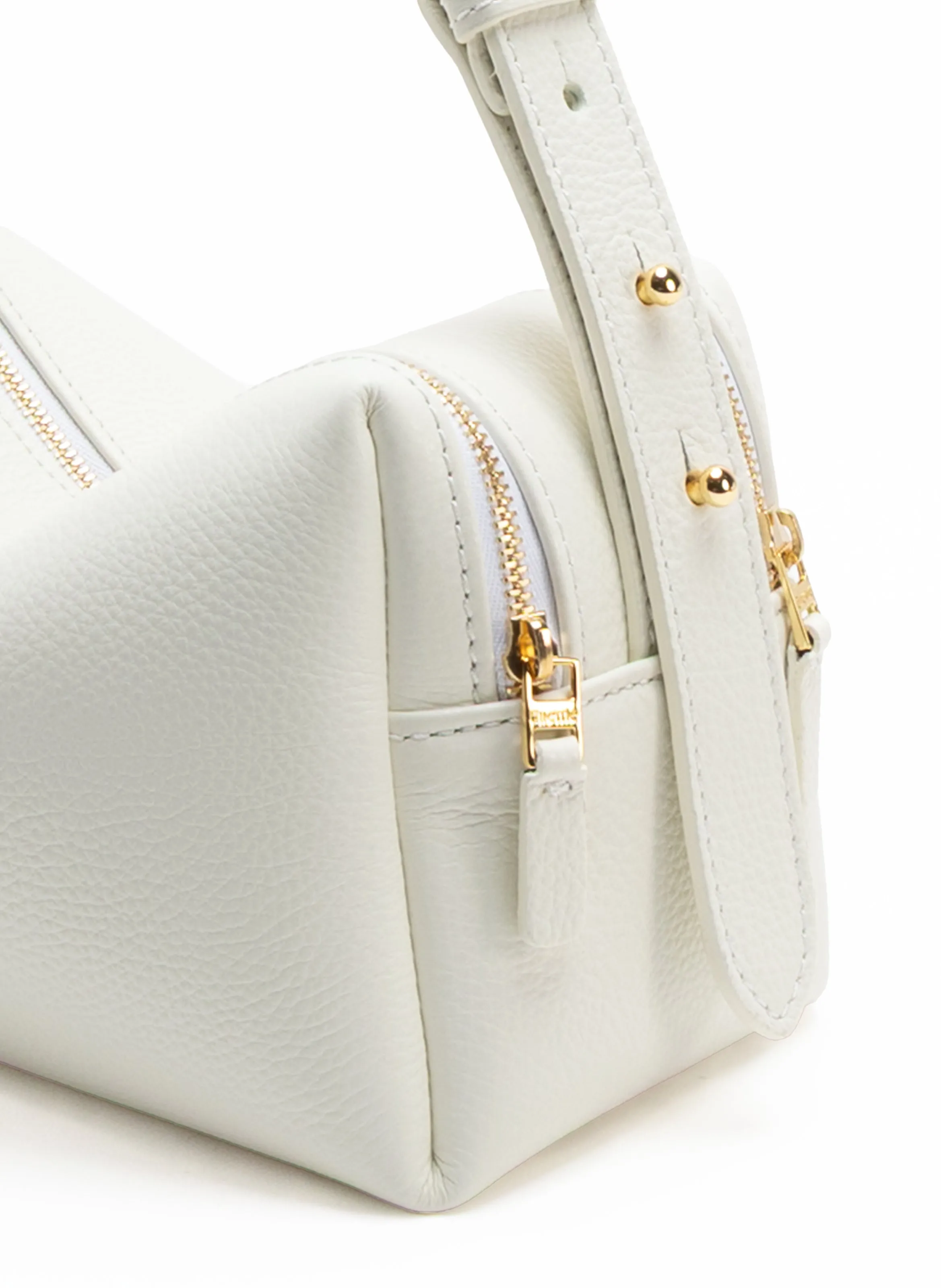 Trousse Pebbled Leather White sold by Elleme product image thumbnail 5