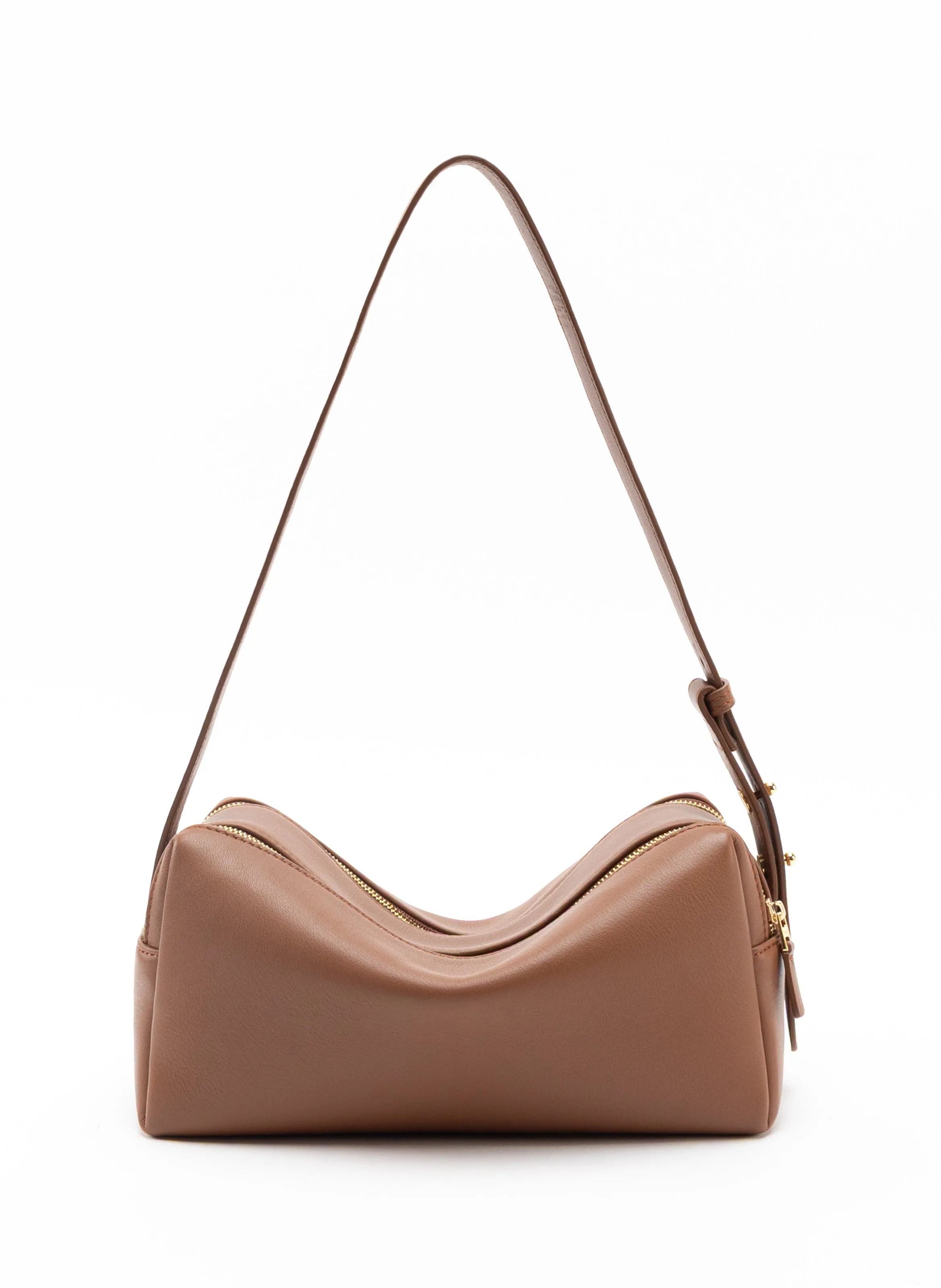 Trousse Leather Cognac sold by Elleme