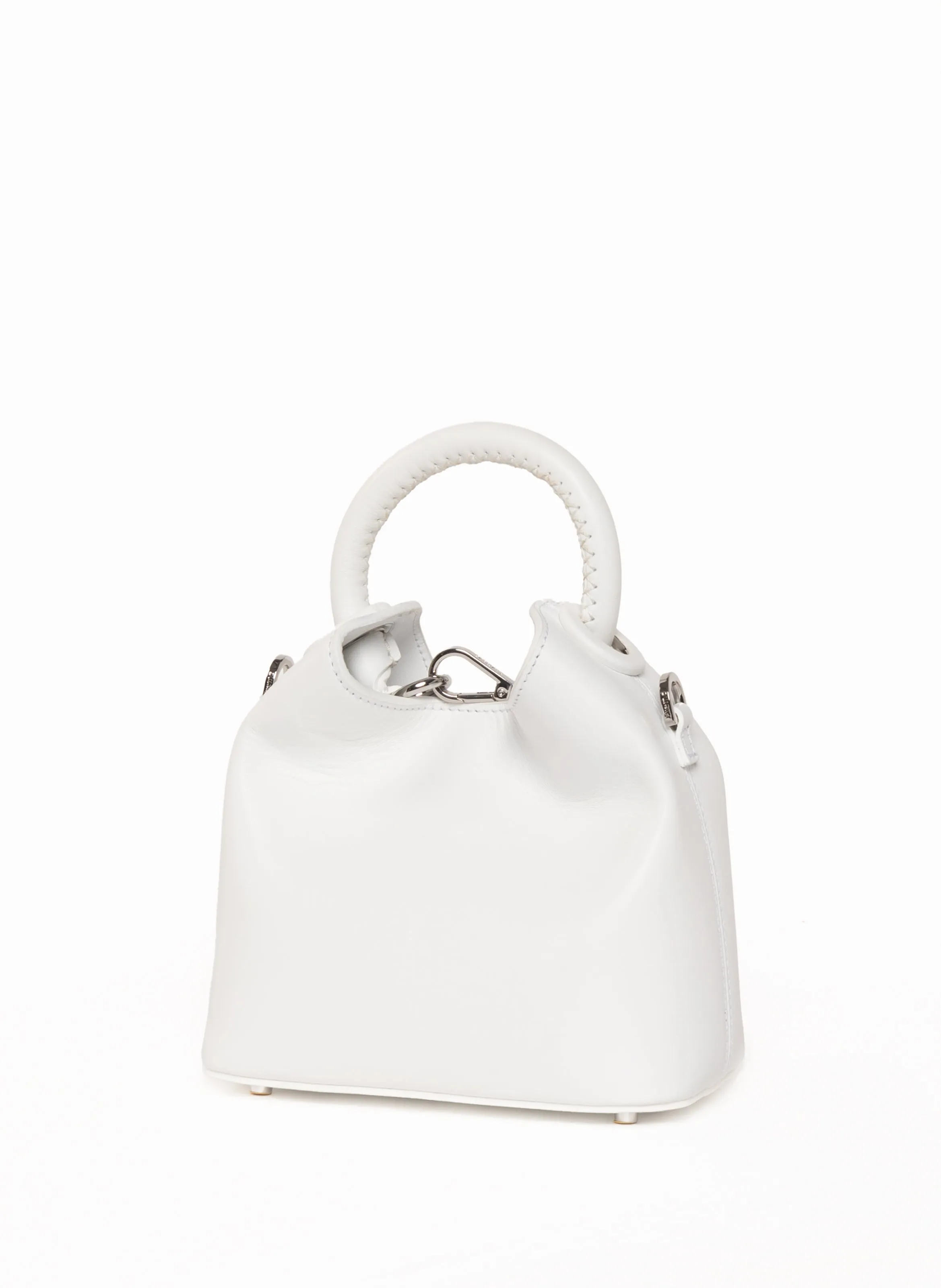 Madeleine Leather White sold by Elleme product image thumbnail 3