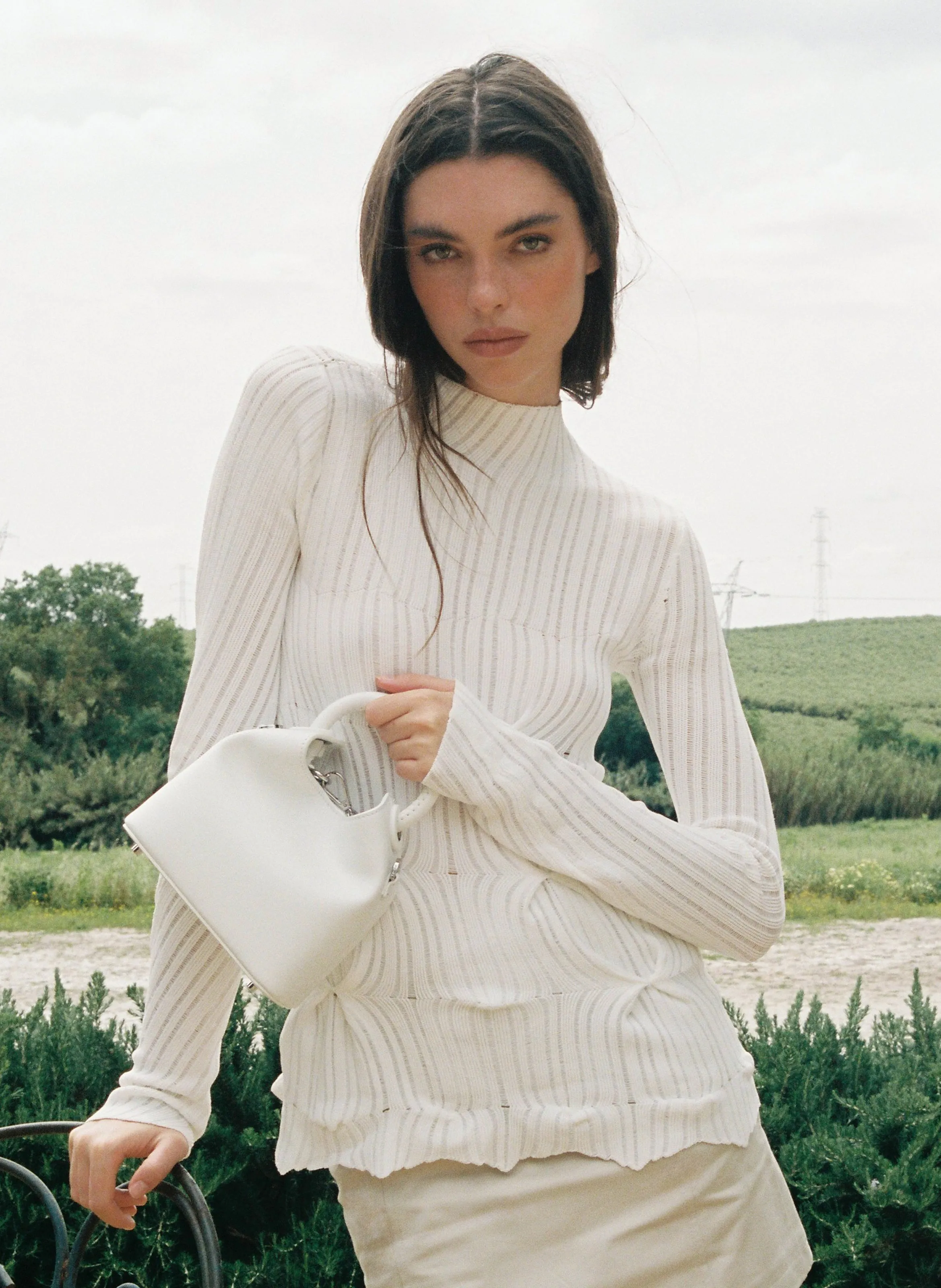 Madeleine Leather White sold by Elleme product image thumbnail 2