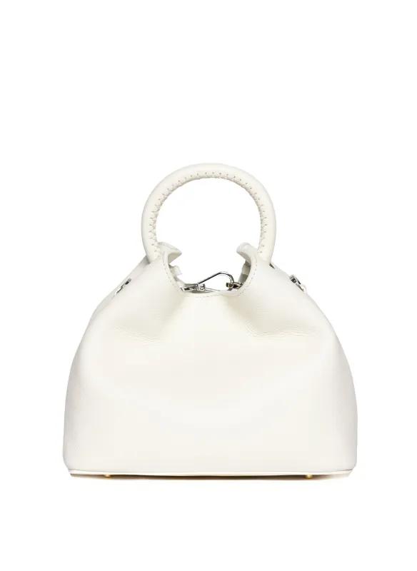 Baozi Pebbled Leather White sold by Elleme
