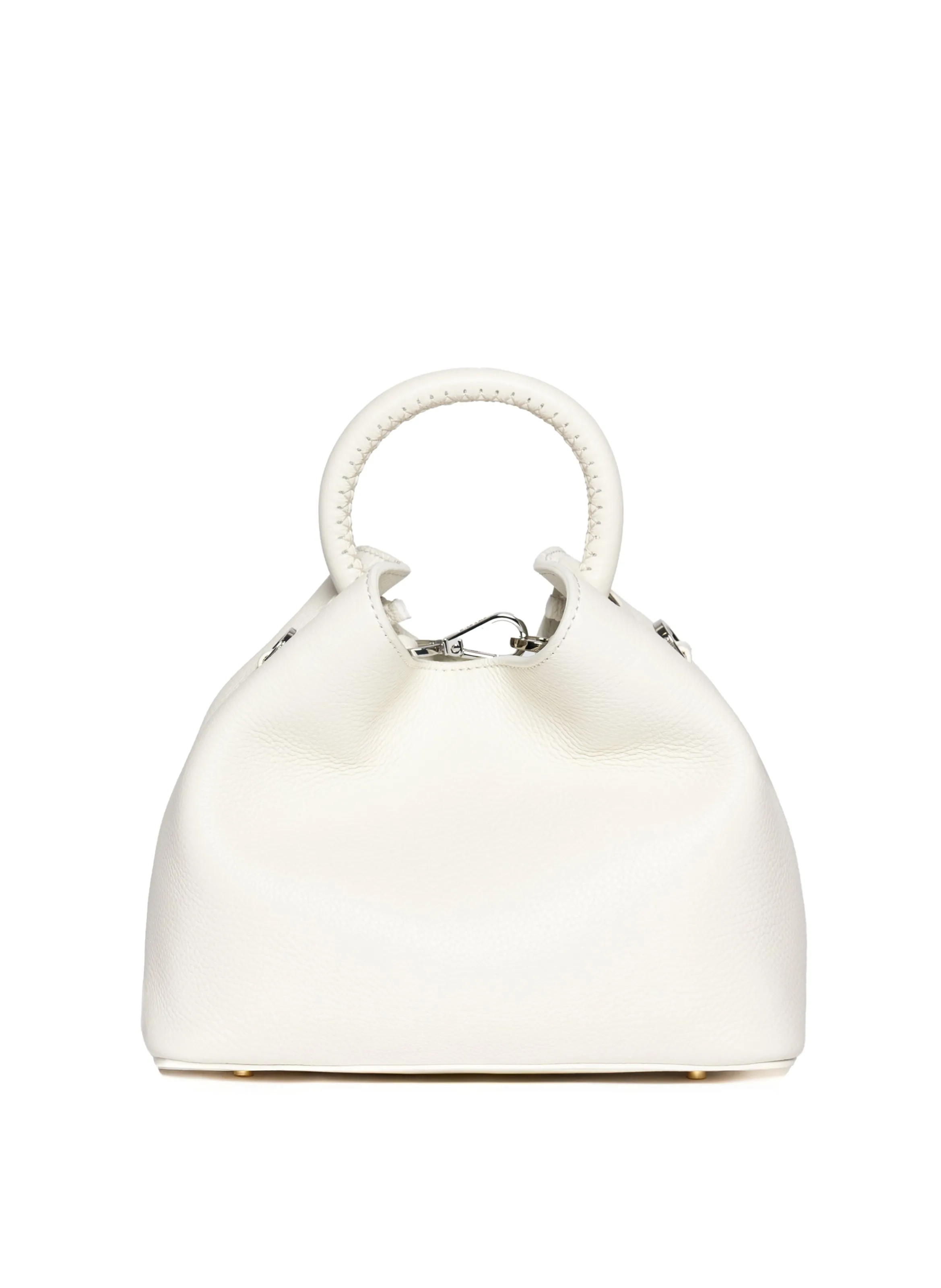 Baozi Pebbled Leather White sold by Elleme