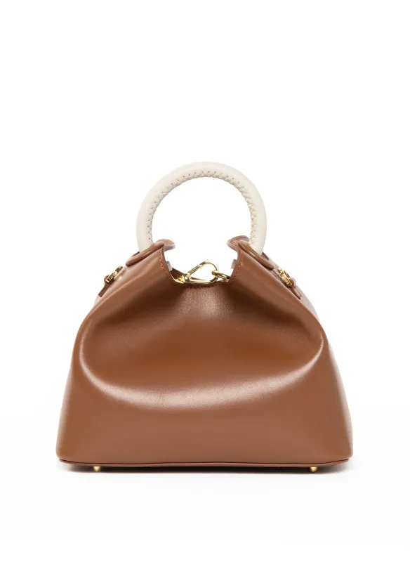 Baozi Leather Cognac/Beige sold by Elleme
