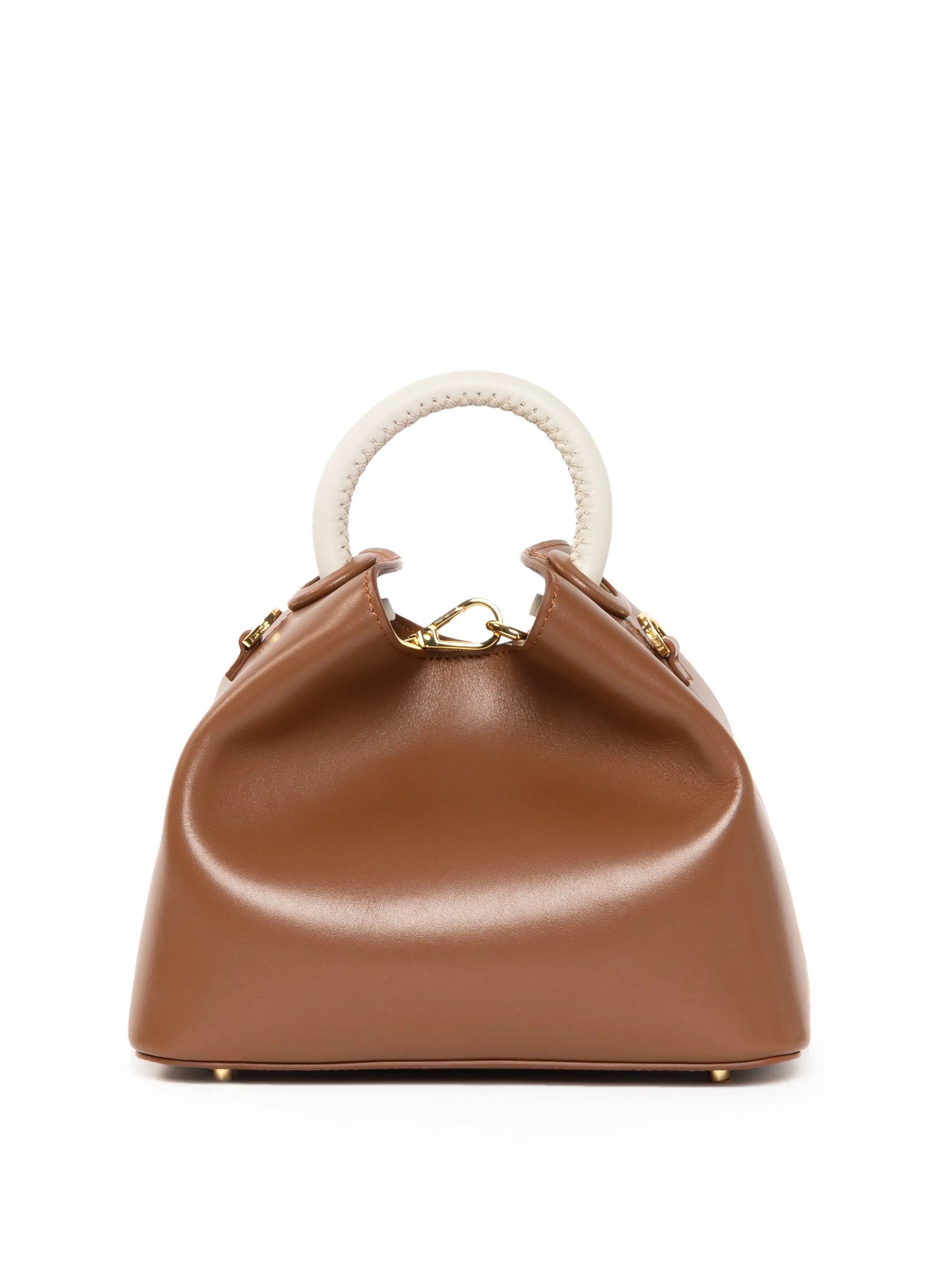 Baozi Leather Cognac/Beige sold by Elleme