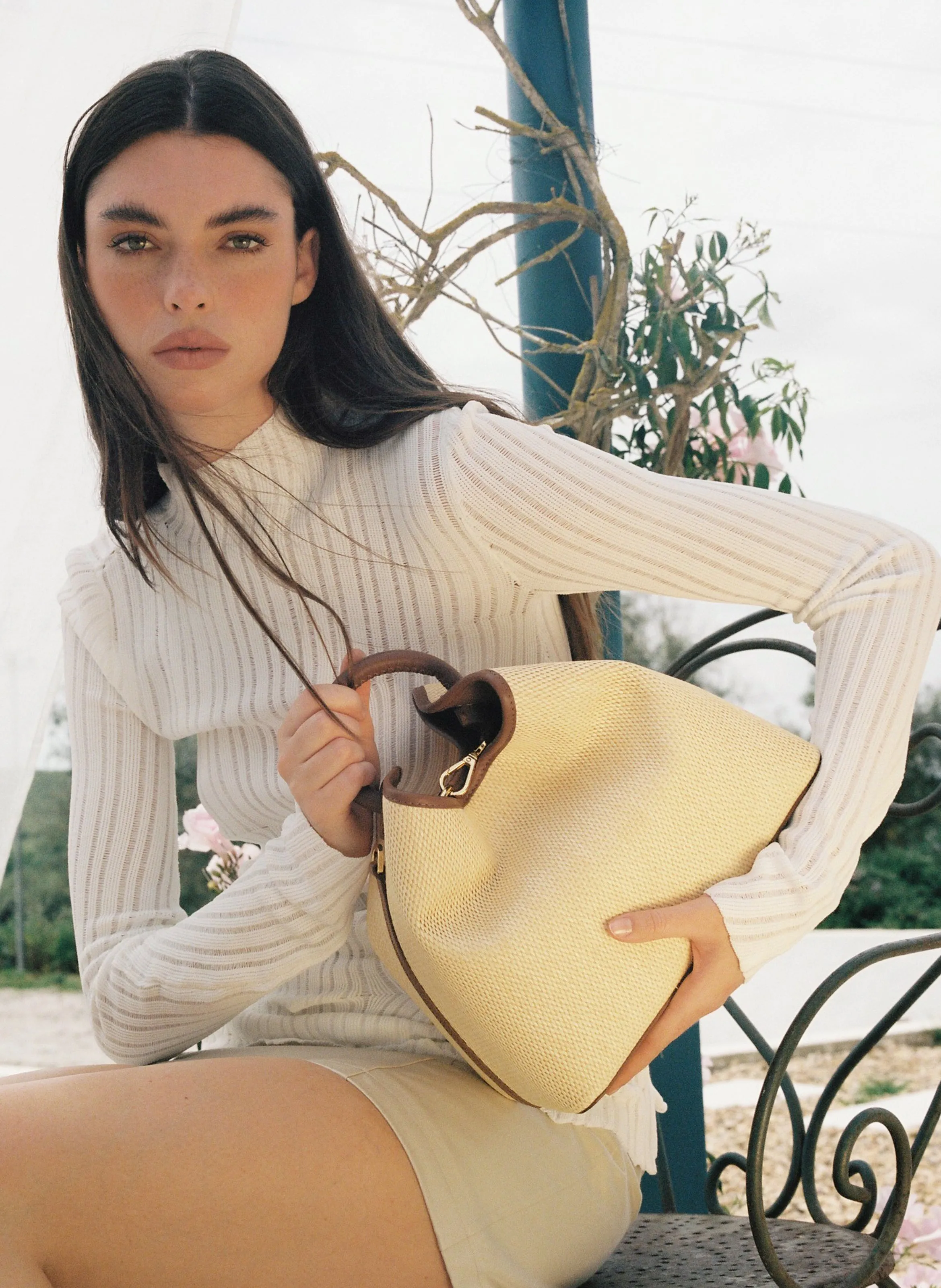 Raisin Raffia/Leather Natural/Cognac sold by Elleme product image thumbnail 2