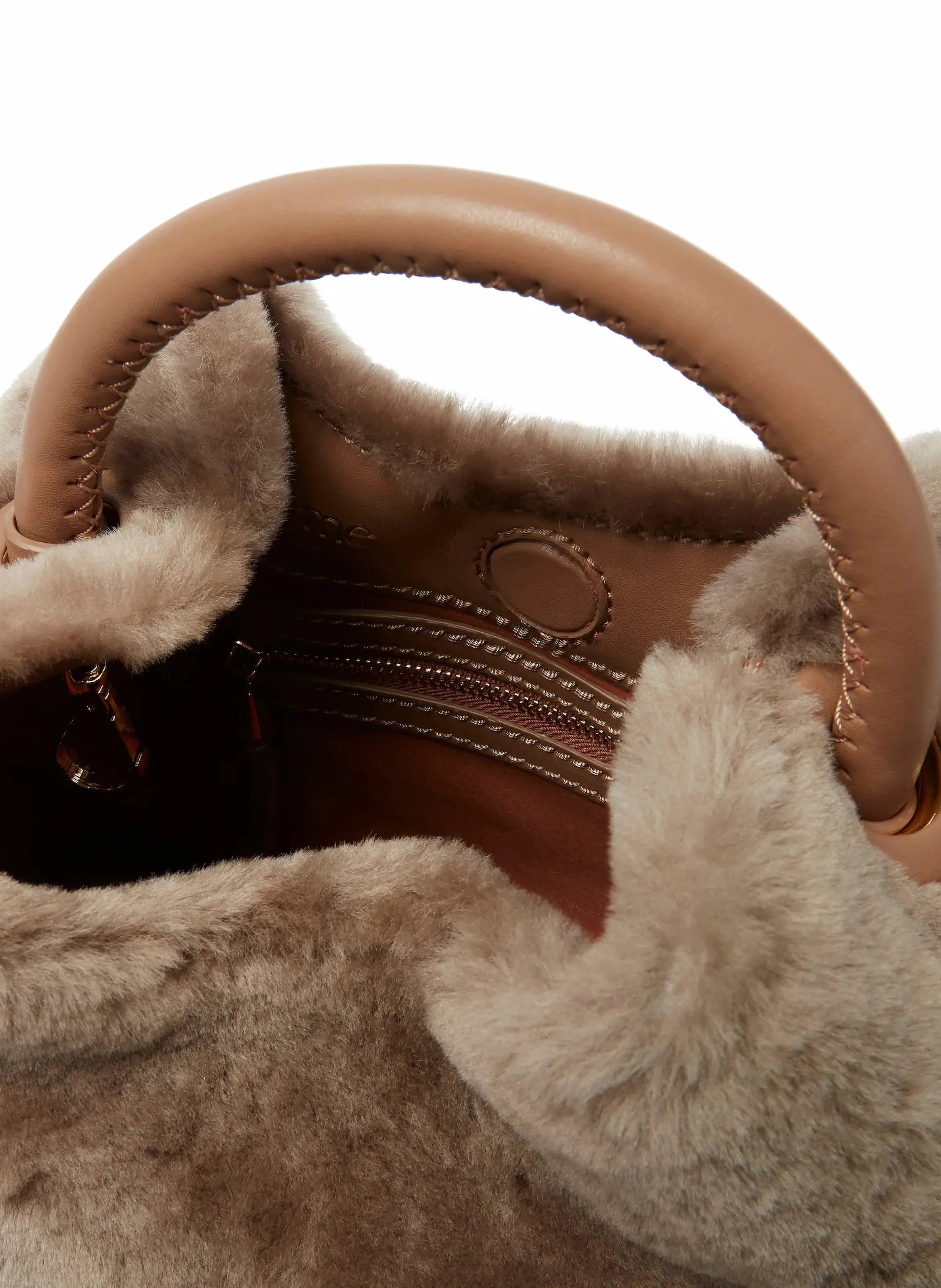 Baozi Shearling Montone Taupe sold by Elleme product image thumbnail 4