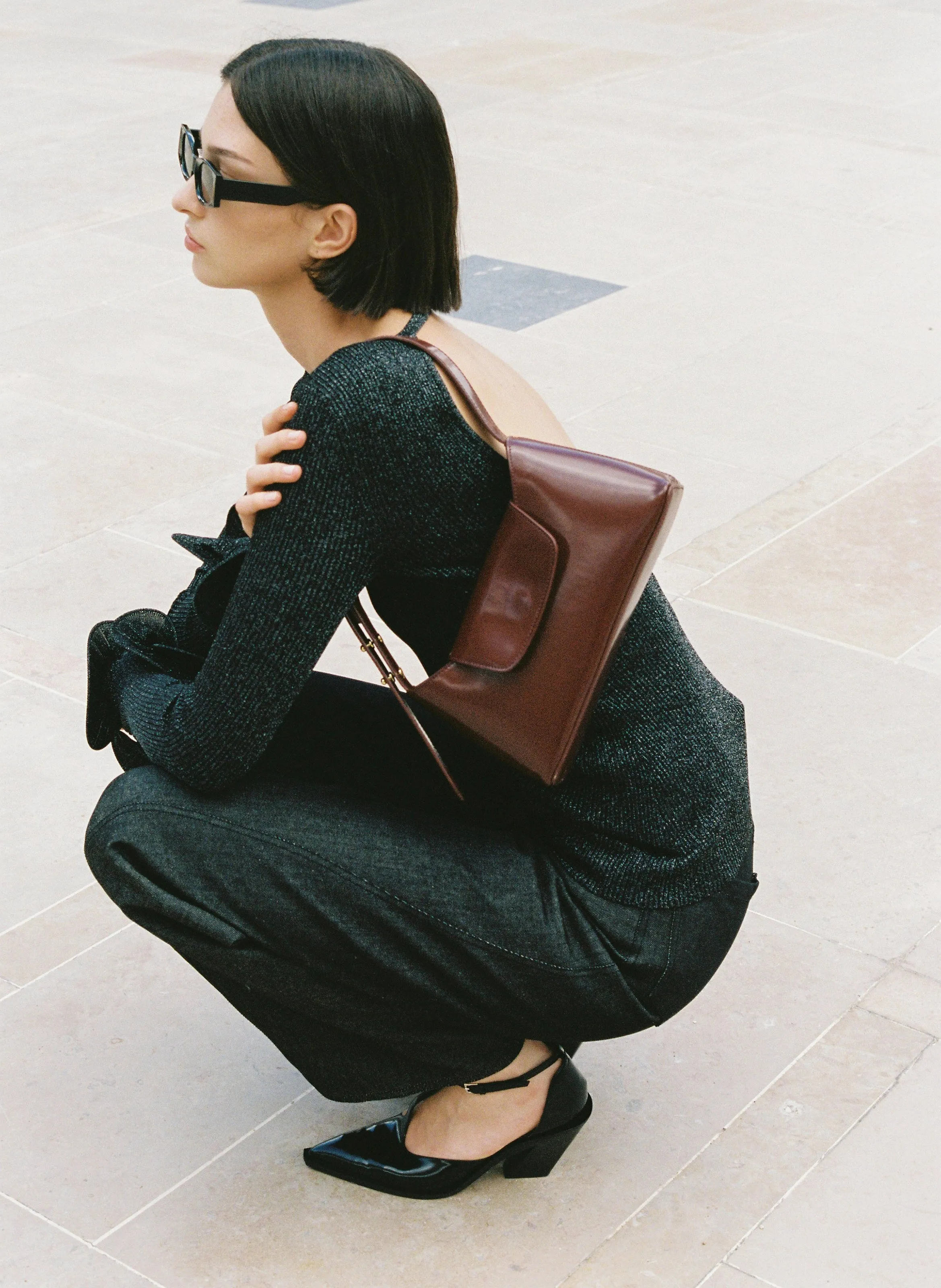 Envelope Patent Leather Wine sold by Elleme product image thumbnail 2