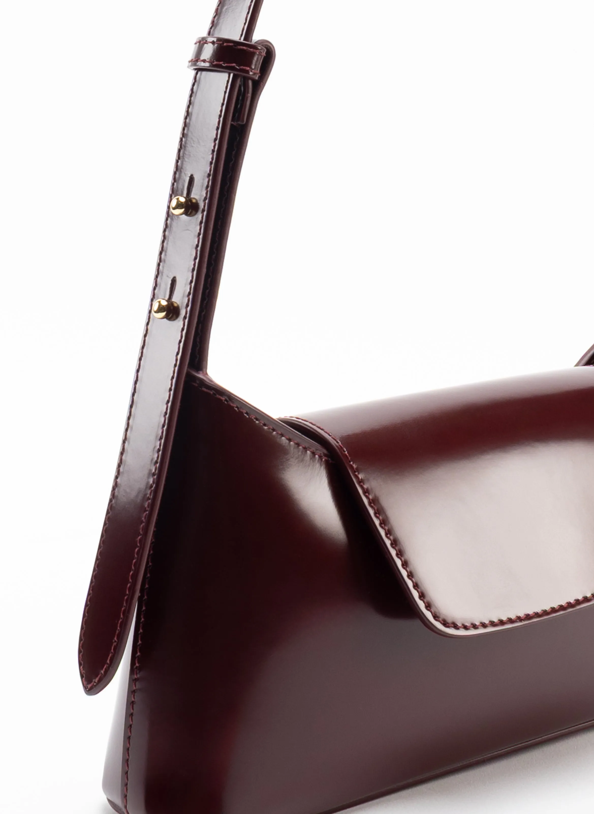 Envelope Patent Leather Wine sold by Elleme product image thumbnail 5