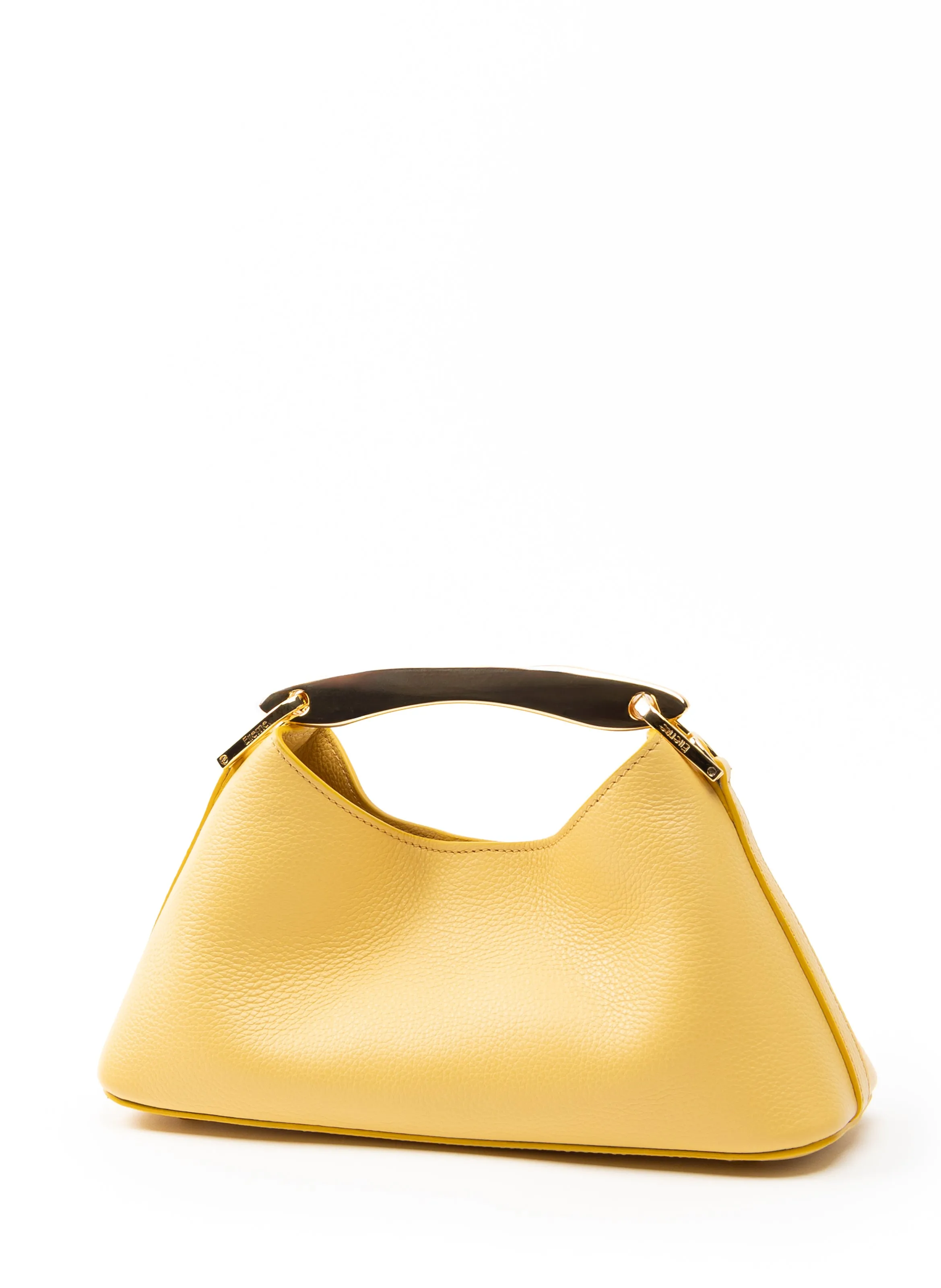 Mini Boomerang Pebbled Leather Mustard sold by Elleme product image thumbnail 2