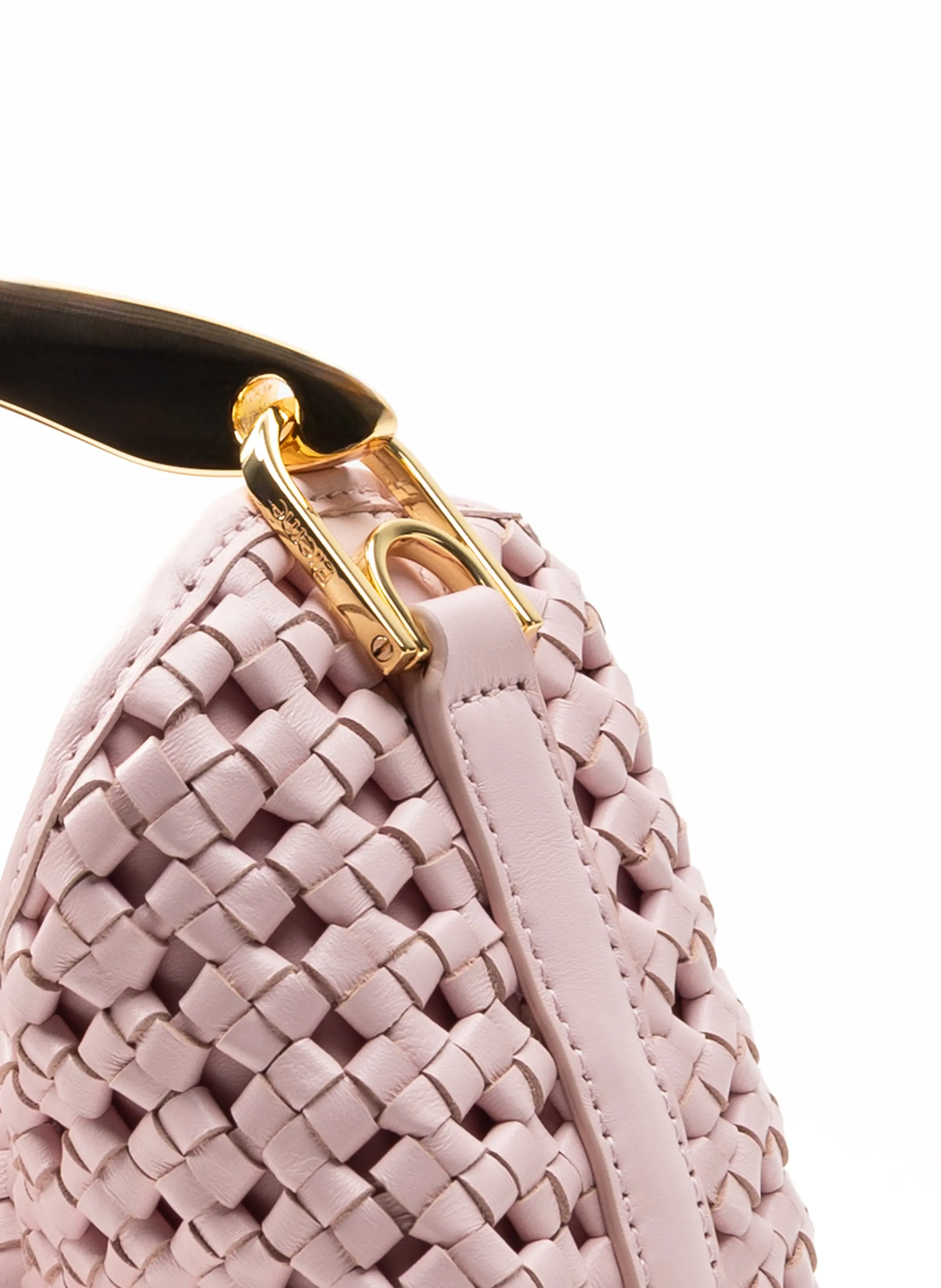 Small Boomerang Woven Leather Pink sold by Elleme product image thumbnail 4