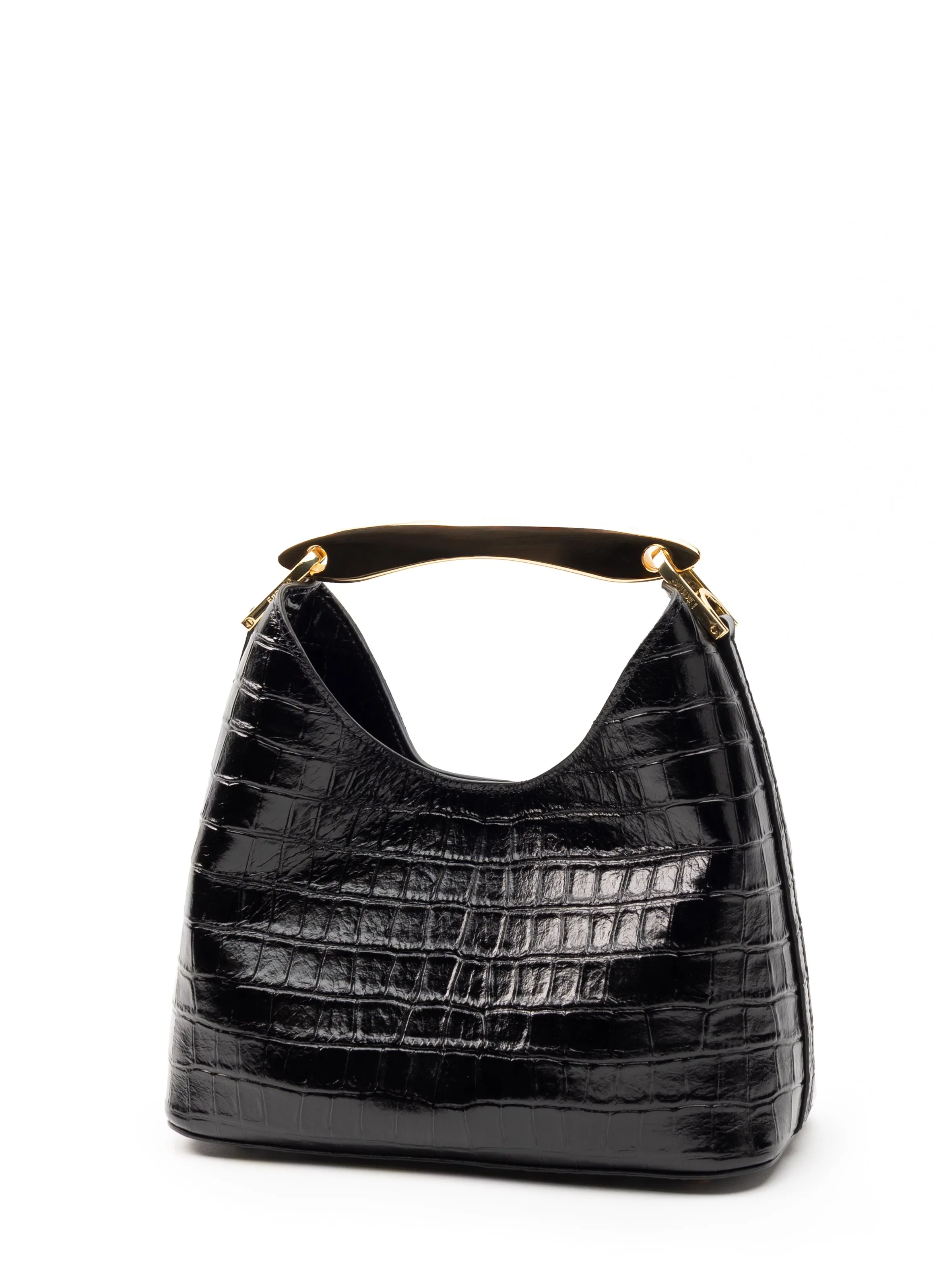 Small Boomerang Croco Leather Black sold by Elleme product image thumbnail 2