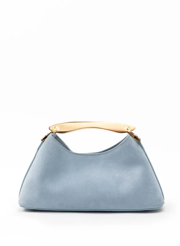 Mini Boomerang Suede Light Blue sold by Elleme