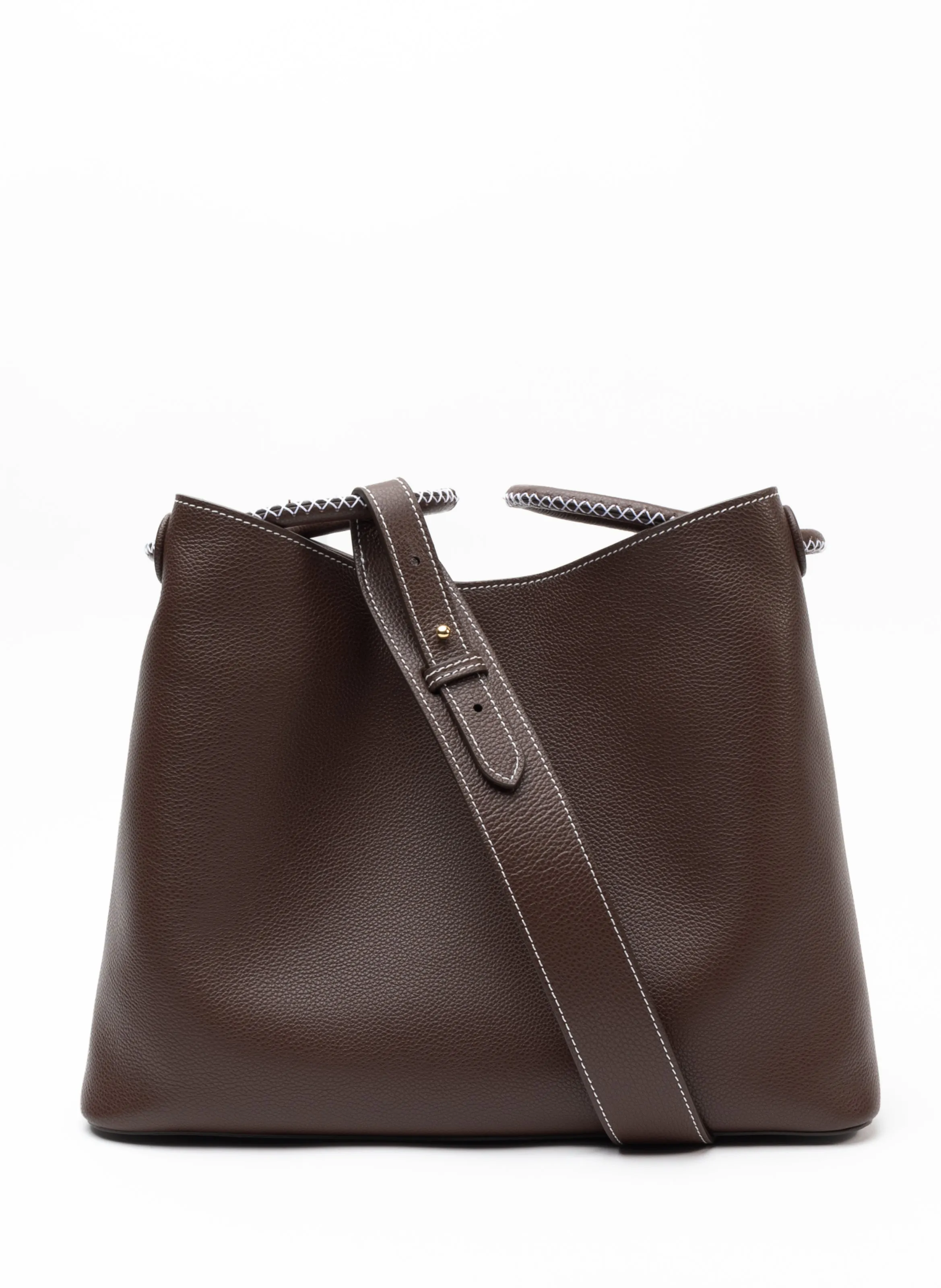New Vosges Pebbled Leather Dark Brown sold by Elleme product image thumbnail 4