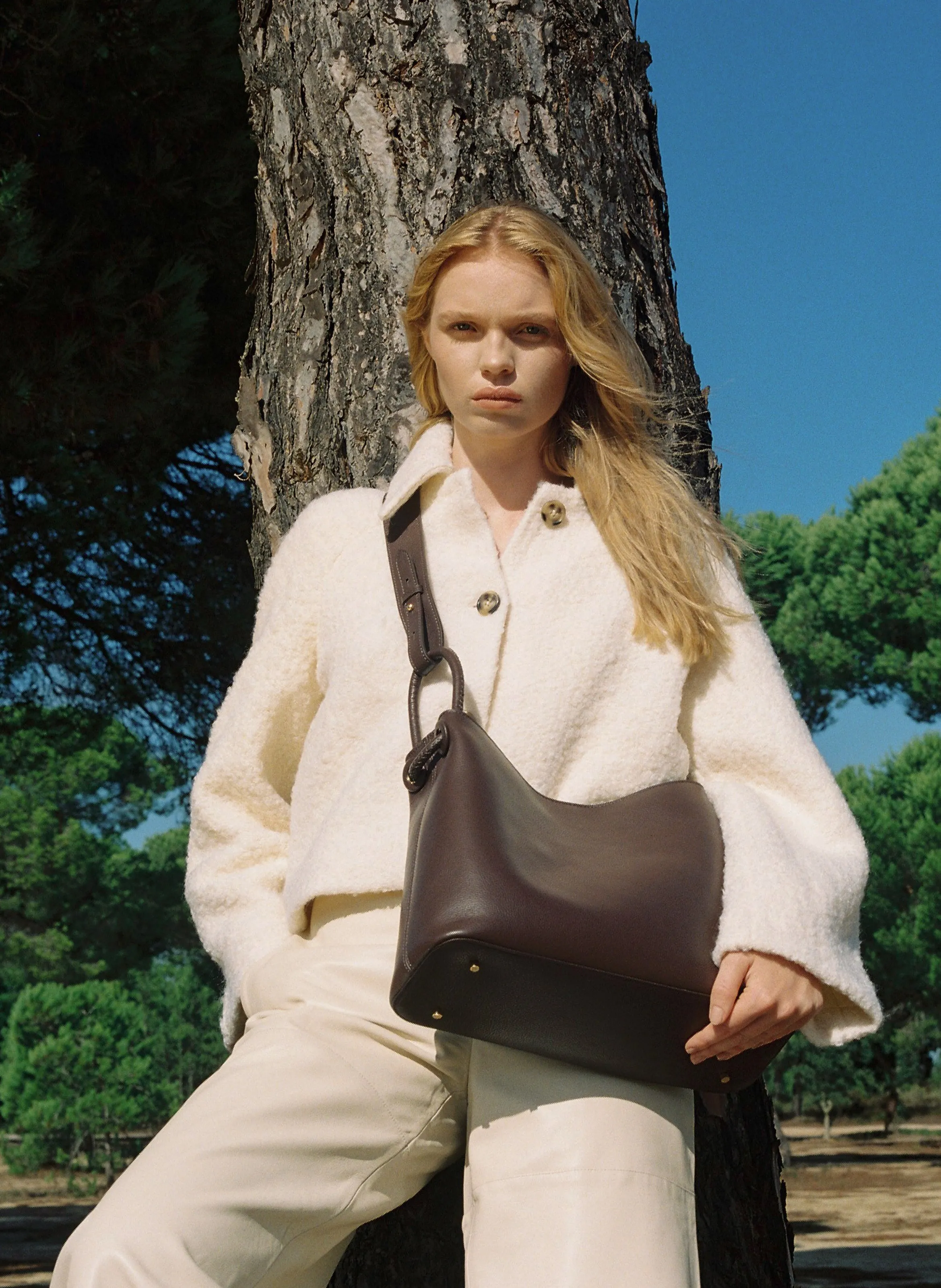 New Vosges Pebbled Leather Dark Brown sold by Elleme product image thumbnail 2