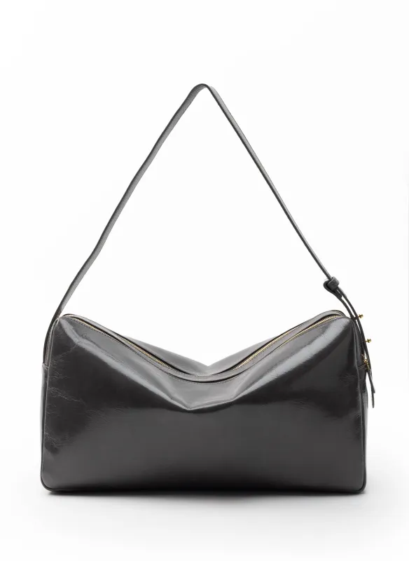 Trousse Large Vintage Leather Fumo sold by Elleme