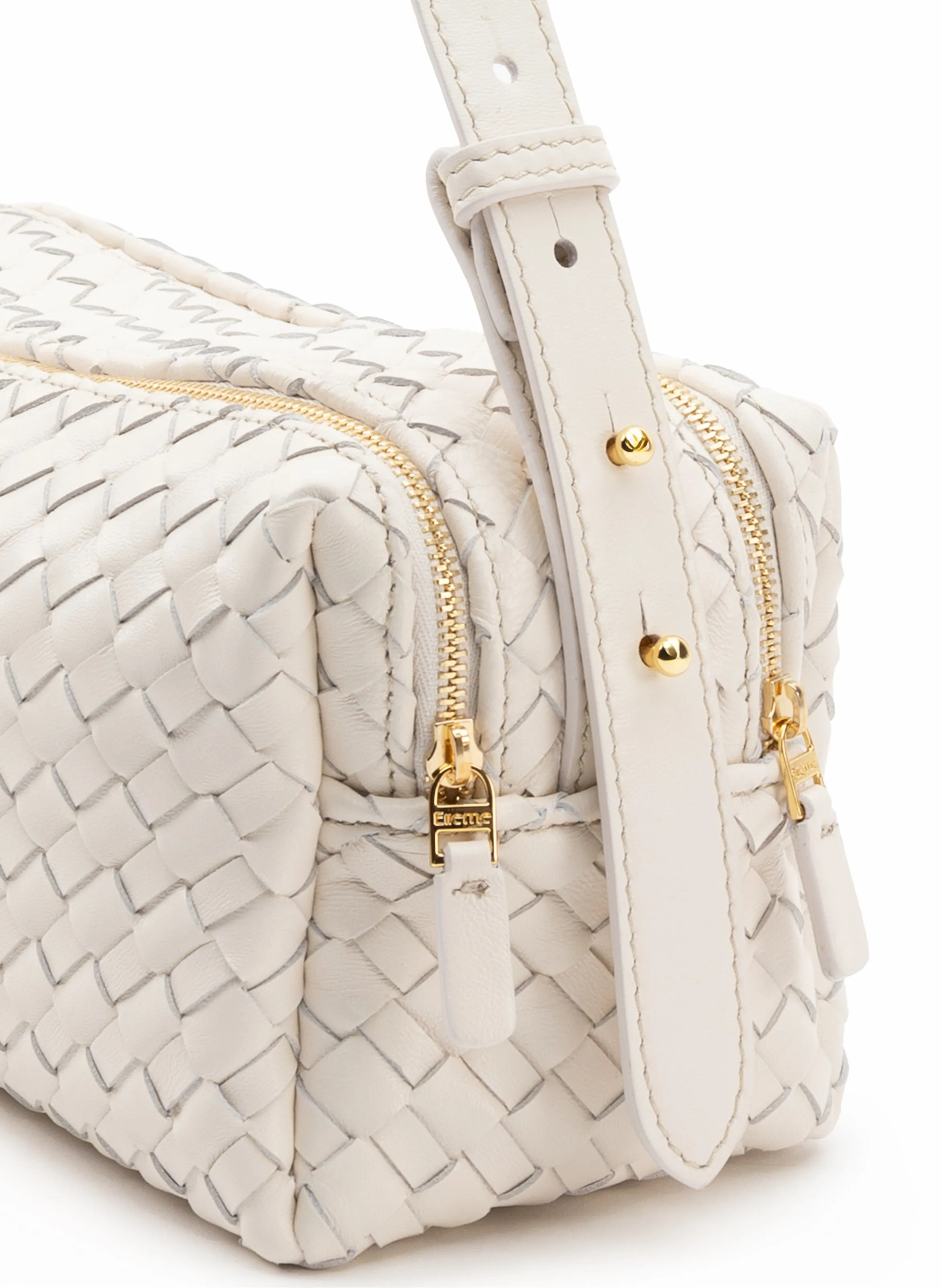 Trousse Woven Leather Ivory sold by Elleme product image thumbnail 3