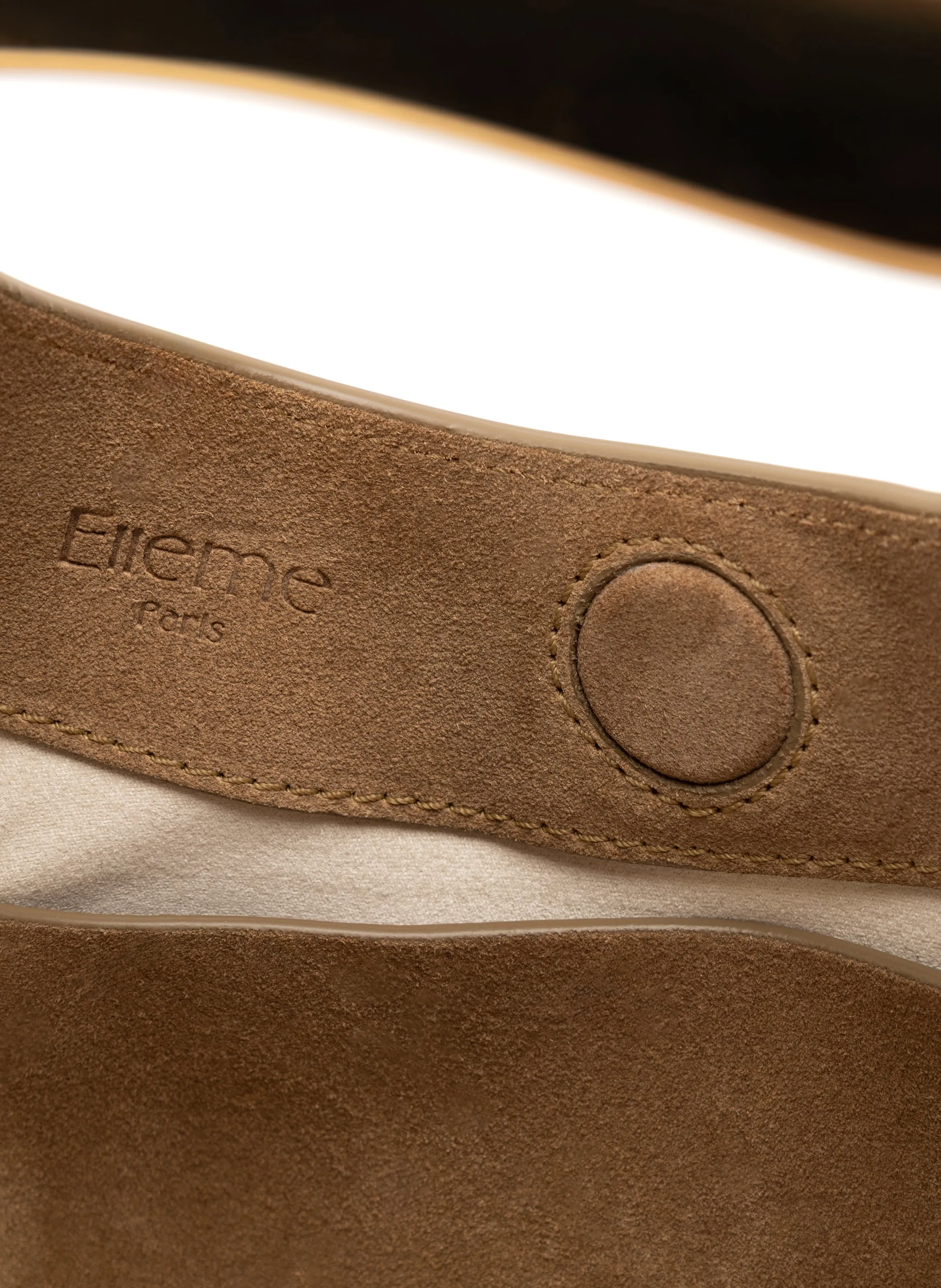 Small Boomerang Suede Tan sold by Elleme product image thumbnail 5