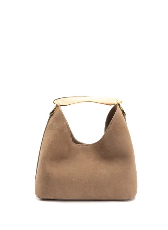 Small Boomerang Suede Tan made by Elleme