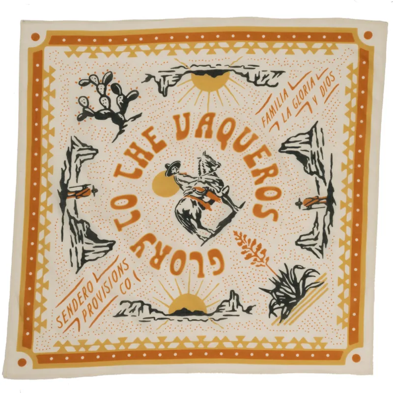 Vaqueros Bandana sold by Sendero Provisions CO