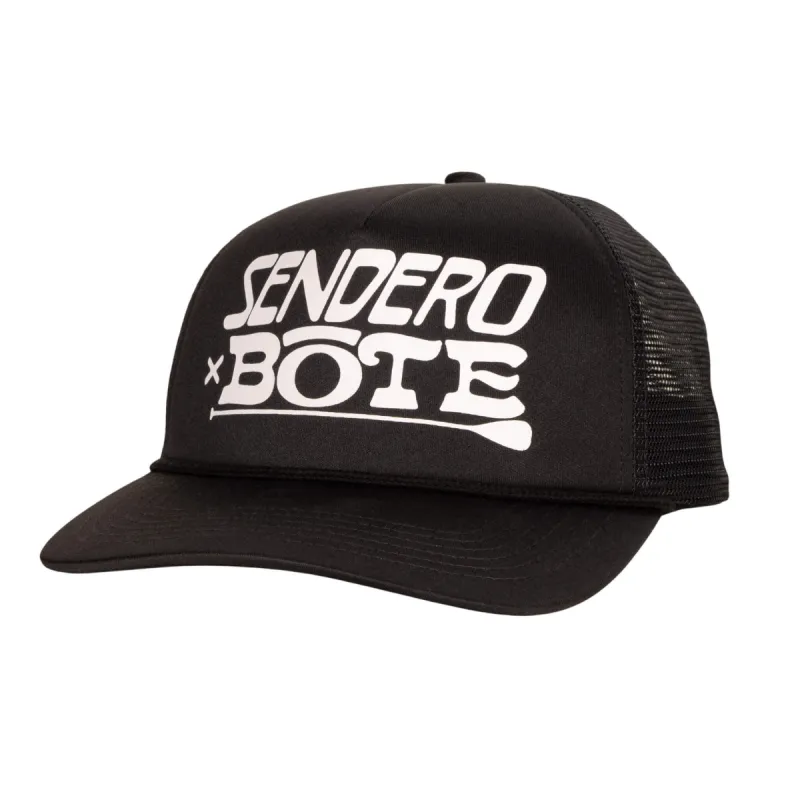 Sendero x BOTE - Black Trucker Hat made by Sendero Provisions CO
