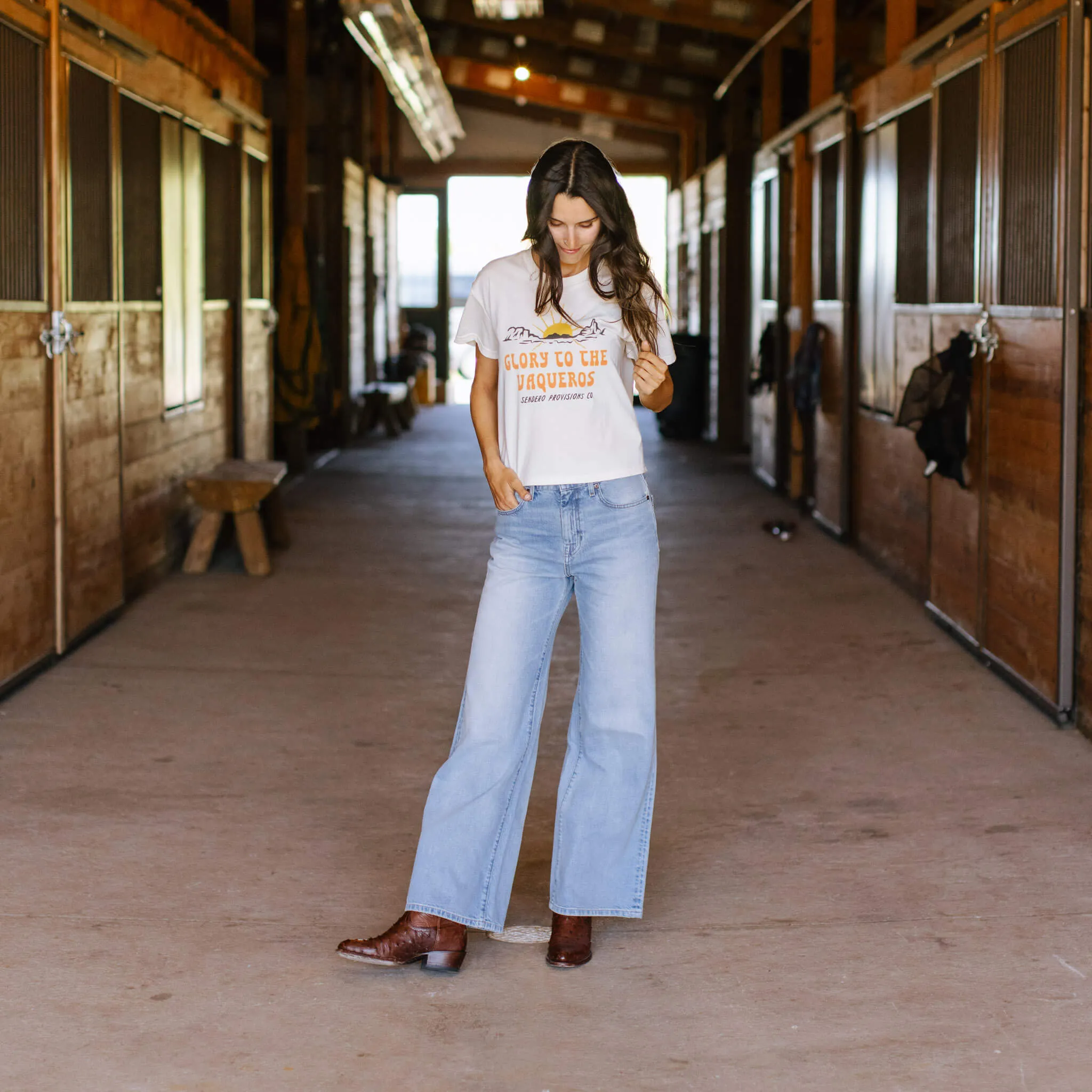 Vaqueros Boxy Tee sold by Sendero Provisions CO product image thumbnail 3