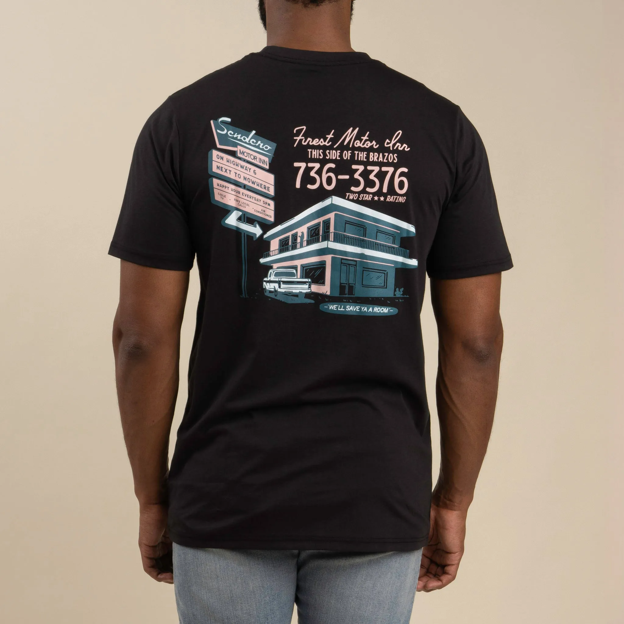 Motor Inn T-Shirt sold by Sendero Provisions CO product image thumbnail 2