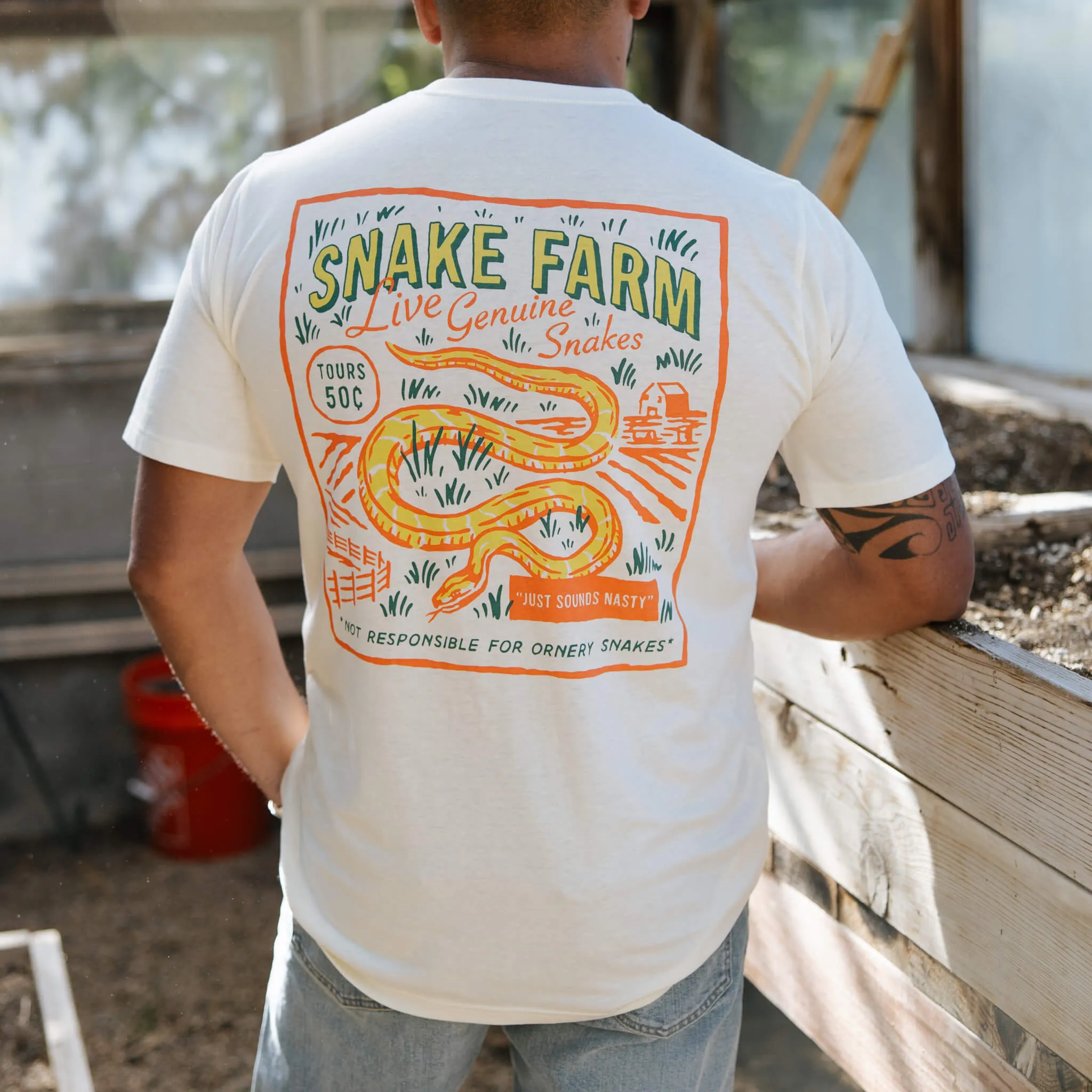 Snake Farm T-Shirt sold by Sendero Provisions CO product image thumbnail 2
