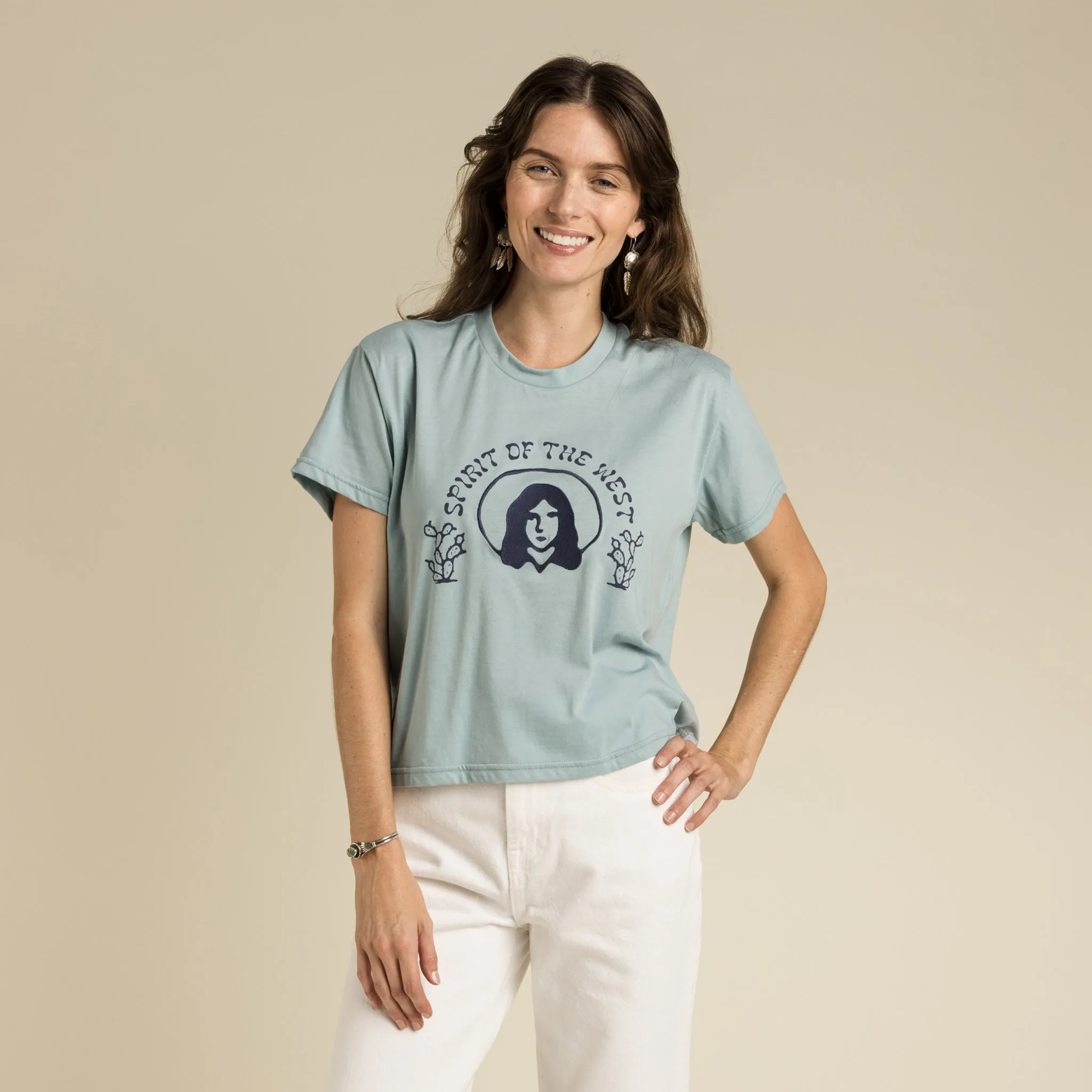 La Charra Boxy Tee sold by Sendero Provisions CO