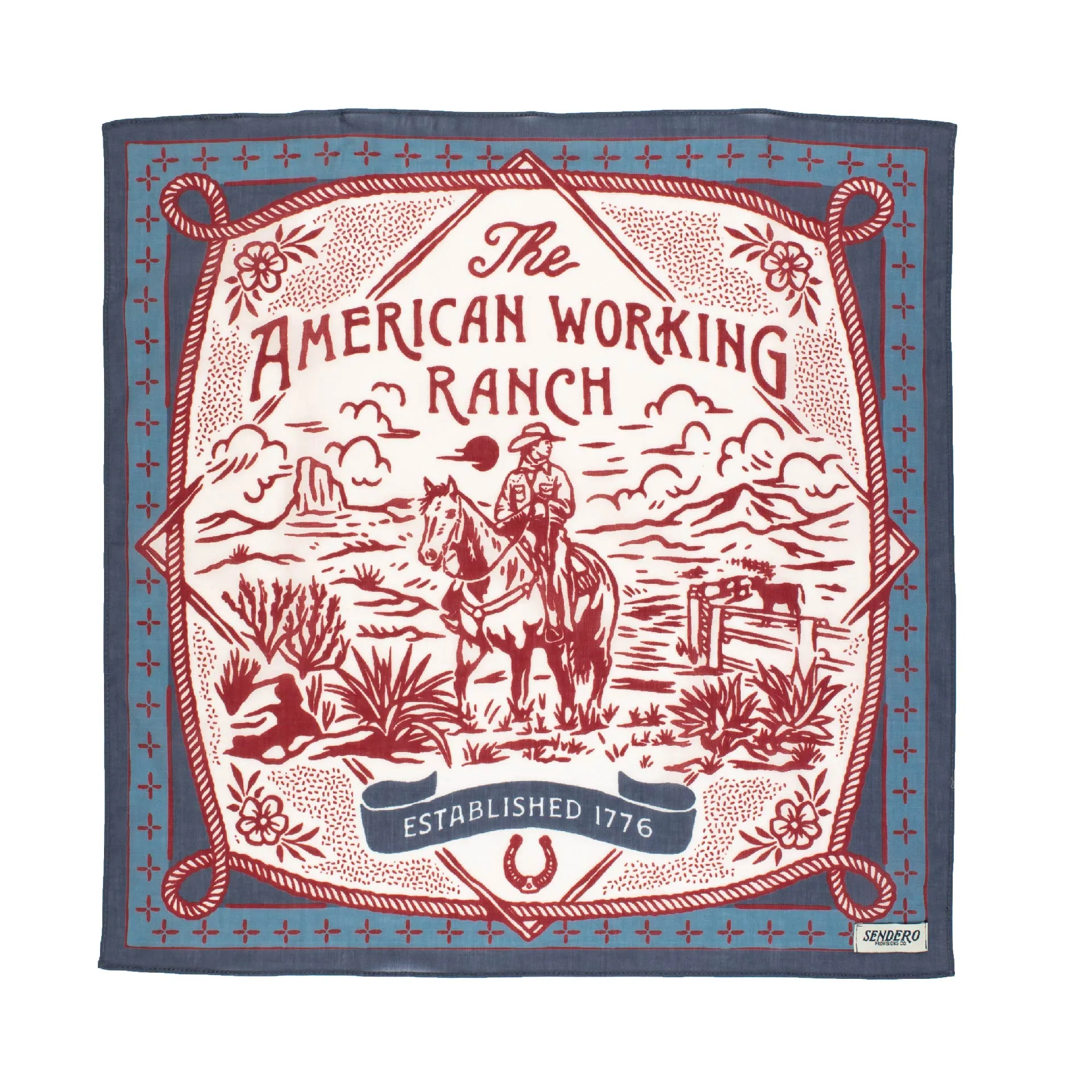 American Working Ranch Bandana sold by Sendero Provisions CO