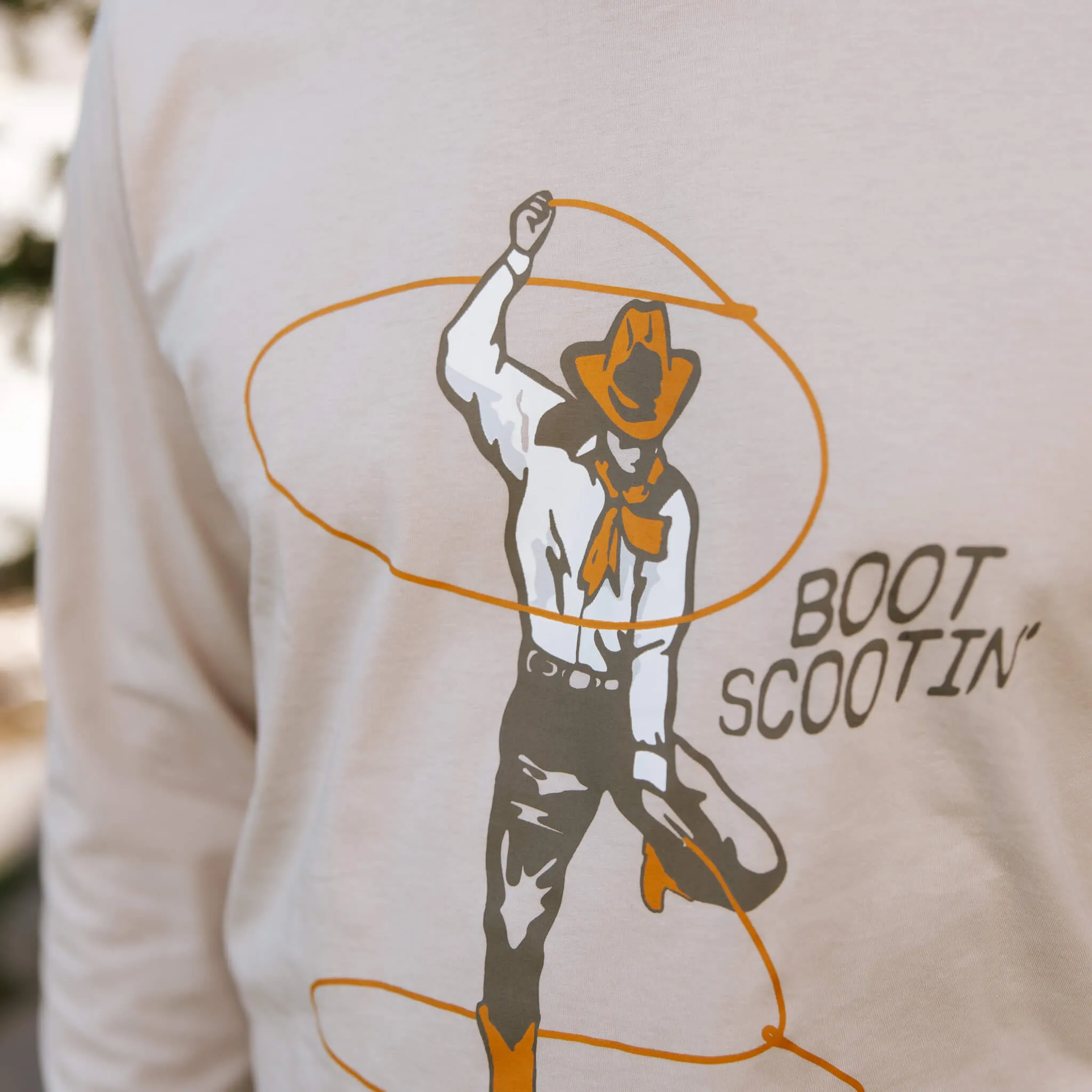 Boot Scootin' Long Sleeve T-Shirt sold by Sendero Provisions CO product image thumbnail 3