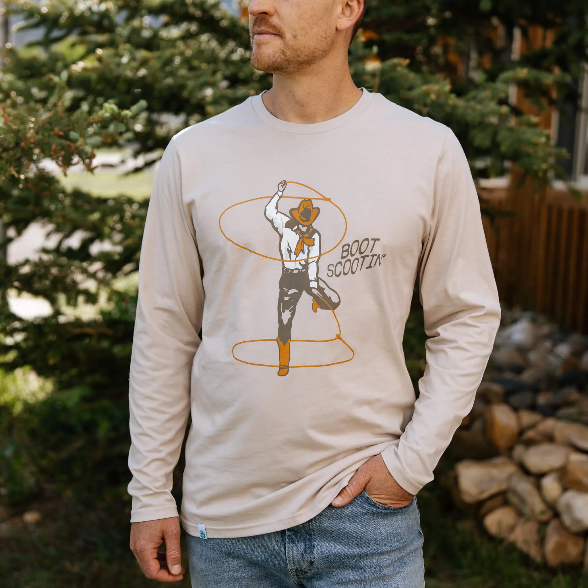 Boot Scootin' Long Sleeve T-Shirt sold by Sendero Provisions CO product image thumbnail 2