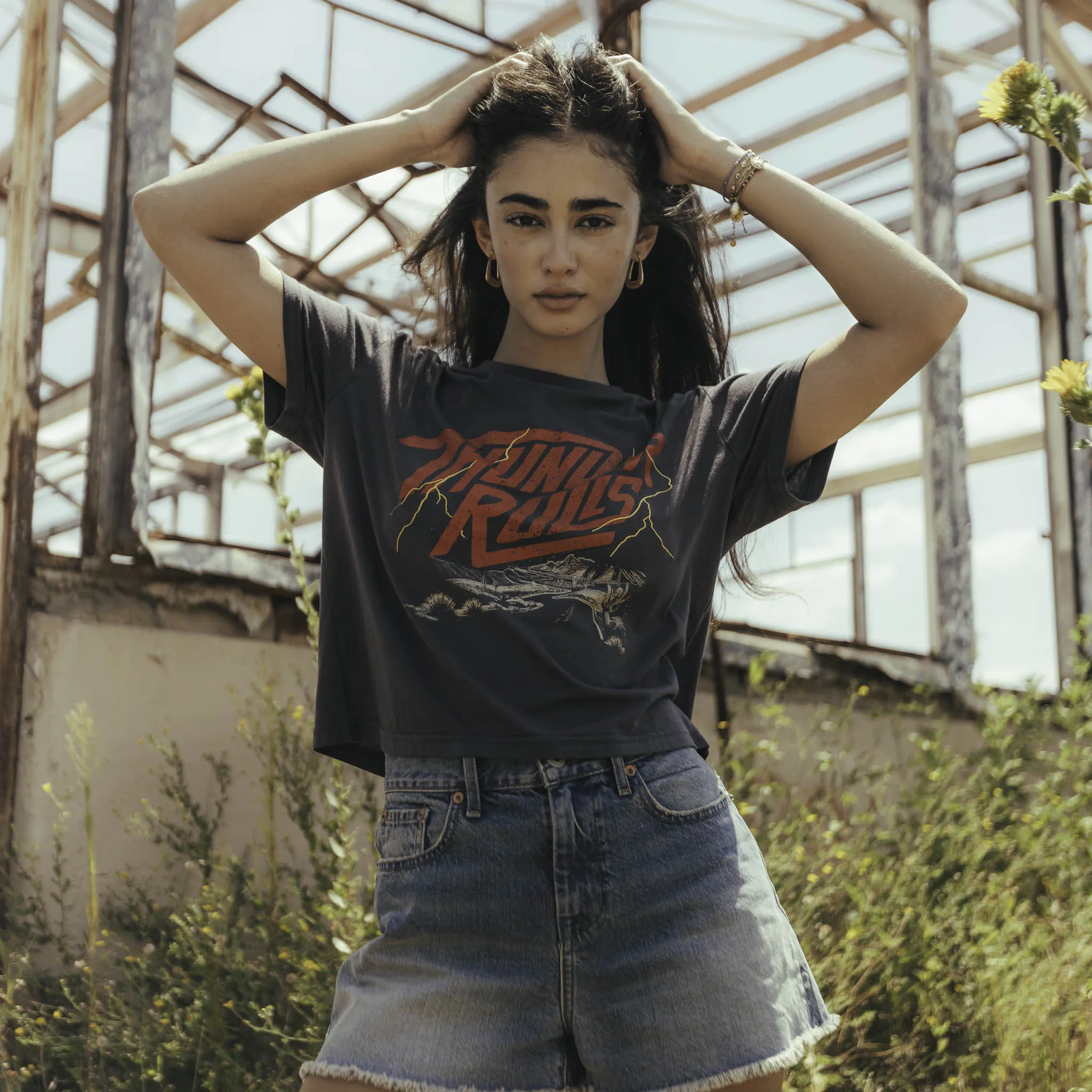 Thunder Rolls Boxy Tee sold by Sendero Provisions CO product image thumbnail 3