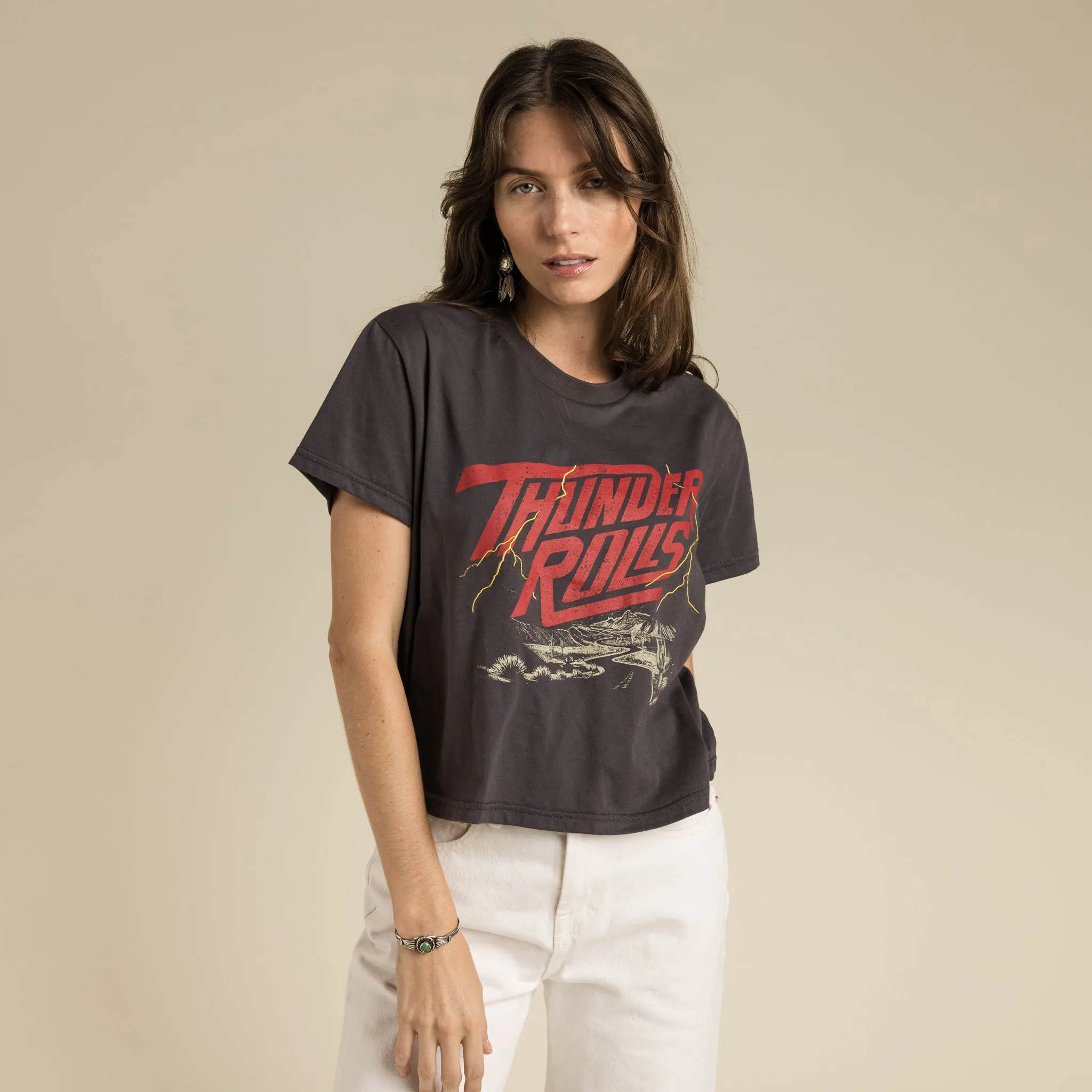 Thunder Rolls Boxy Tee sold by Sendero Provisions CO